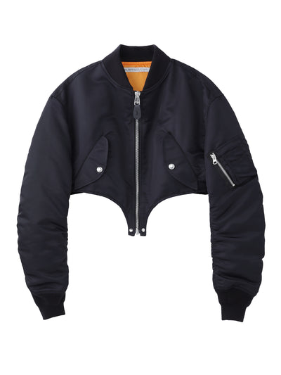 NYLON Twill Cutting Bomber Jacket