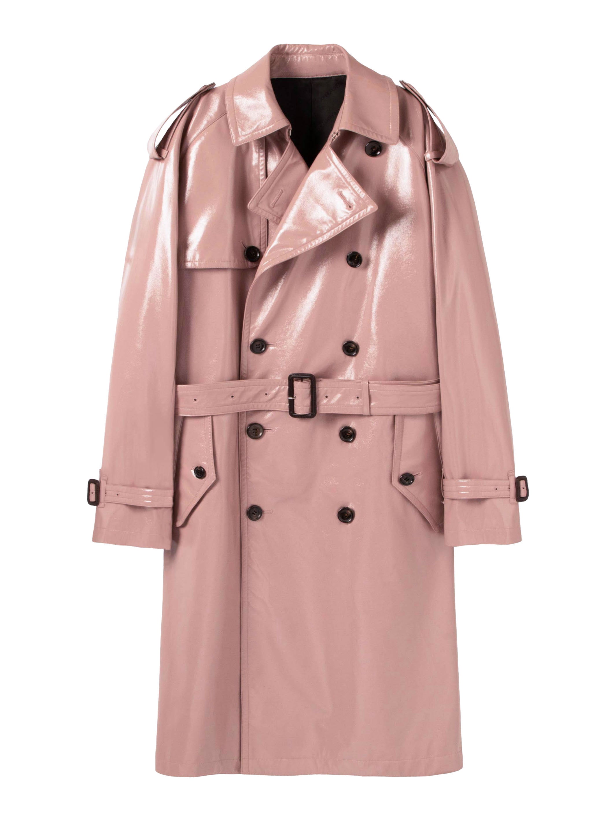 COATED TRENCH COAT