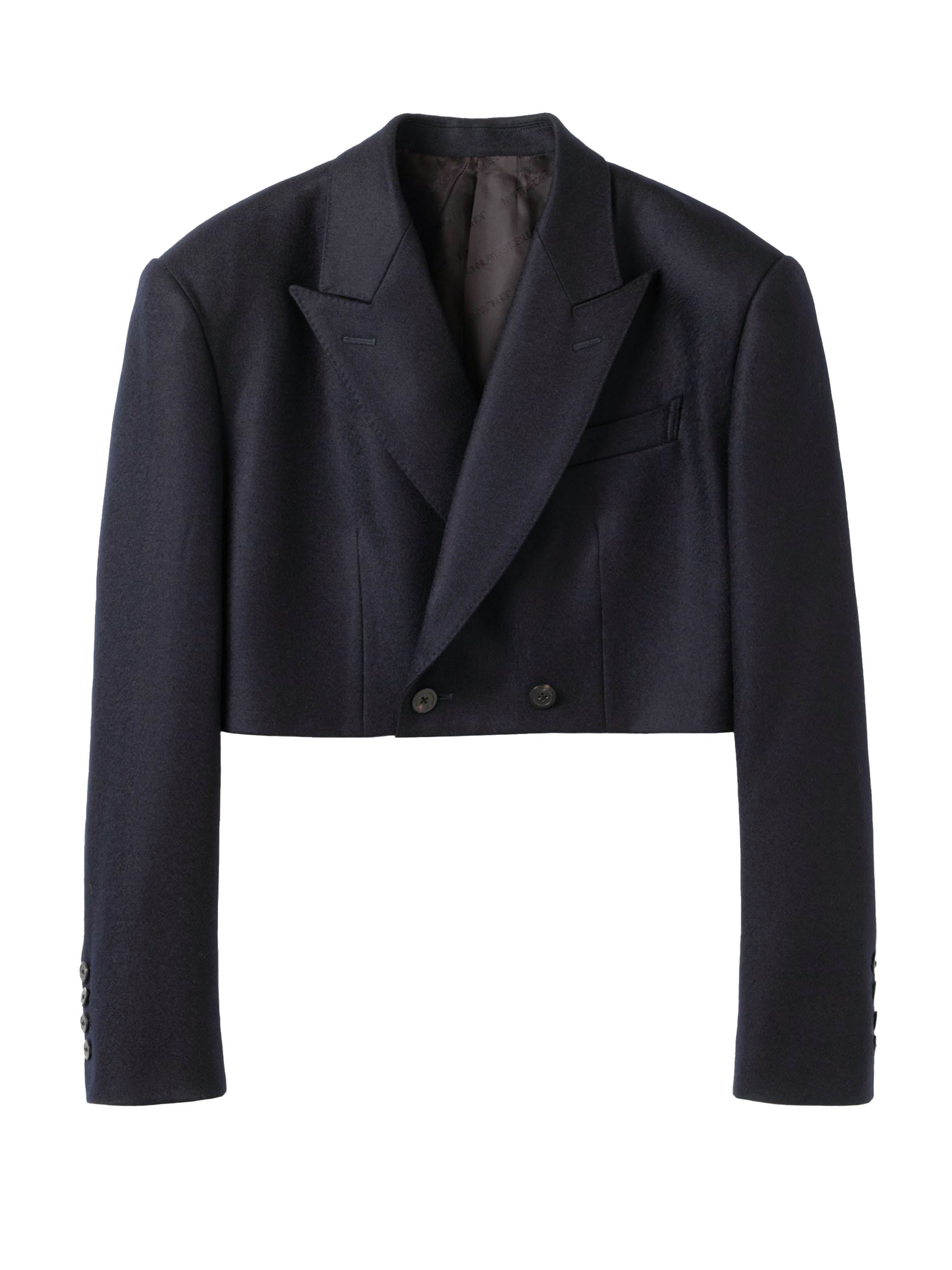 Wool FLANNEL SPENCER JACKET