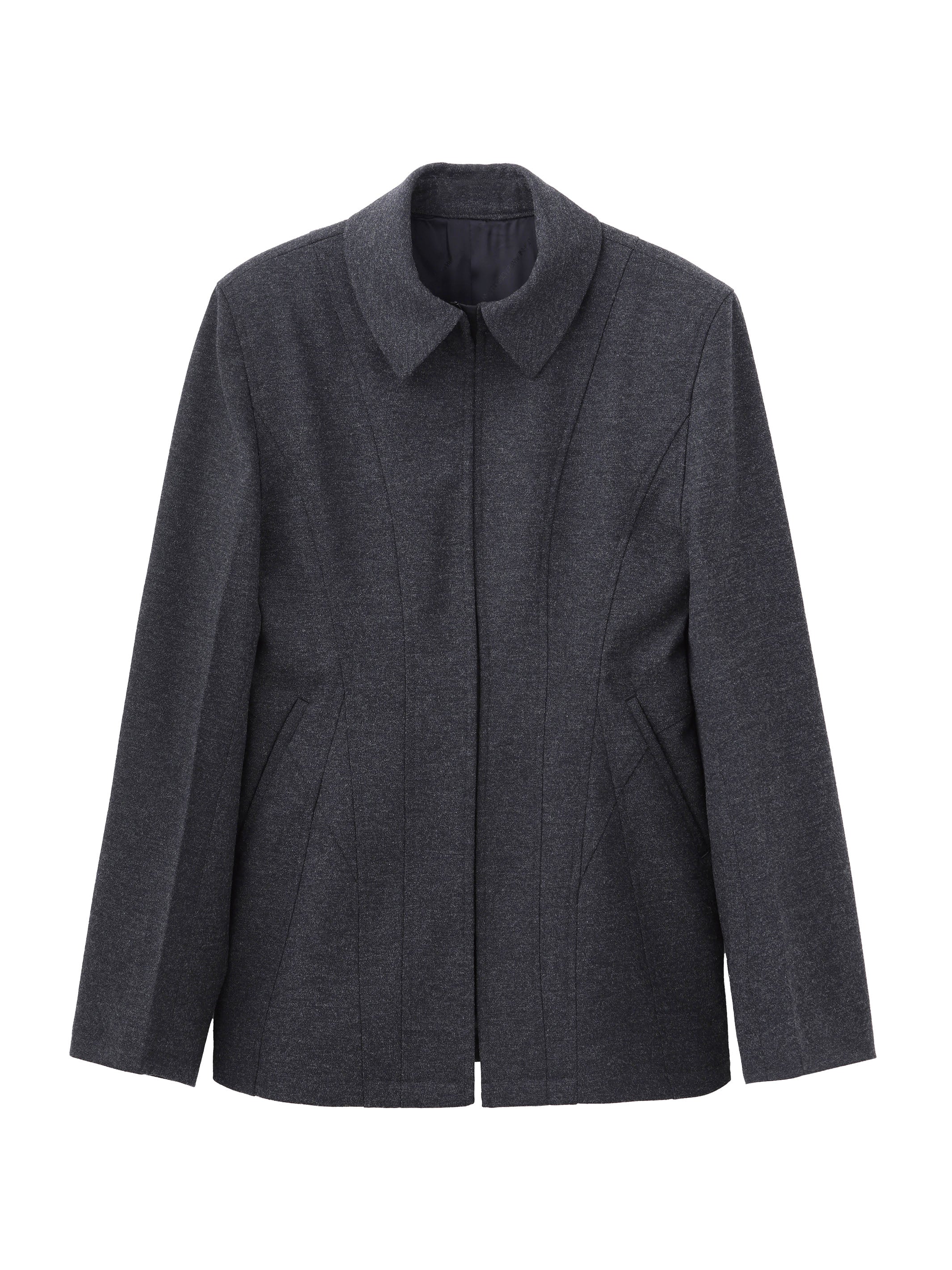 WOOL BARATHEA HOOK JACKET