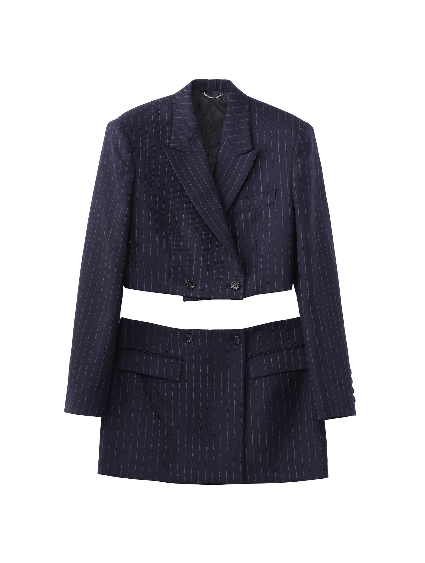 Striped Wool Separate Jacket