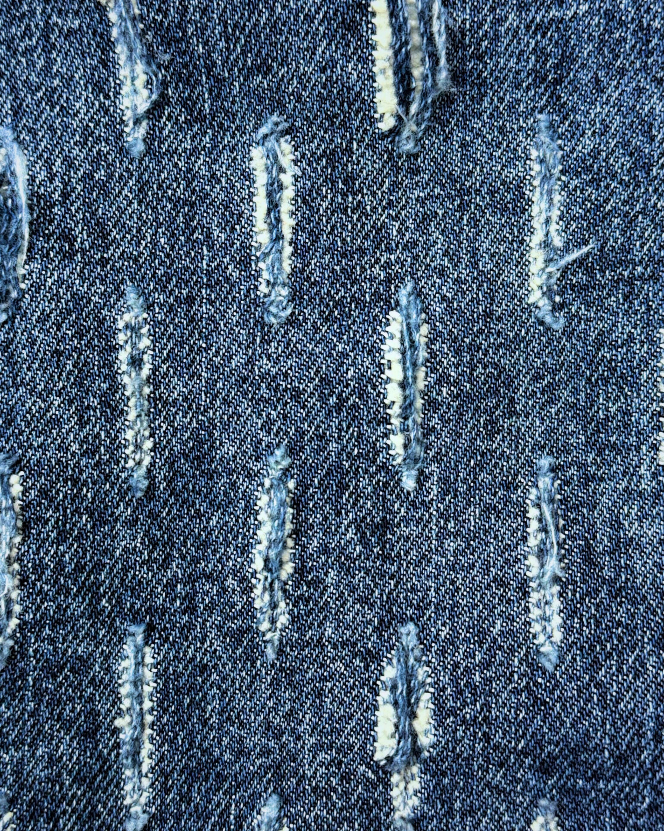 SLASHED DENIM JACKET