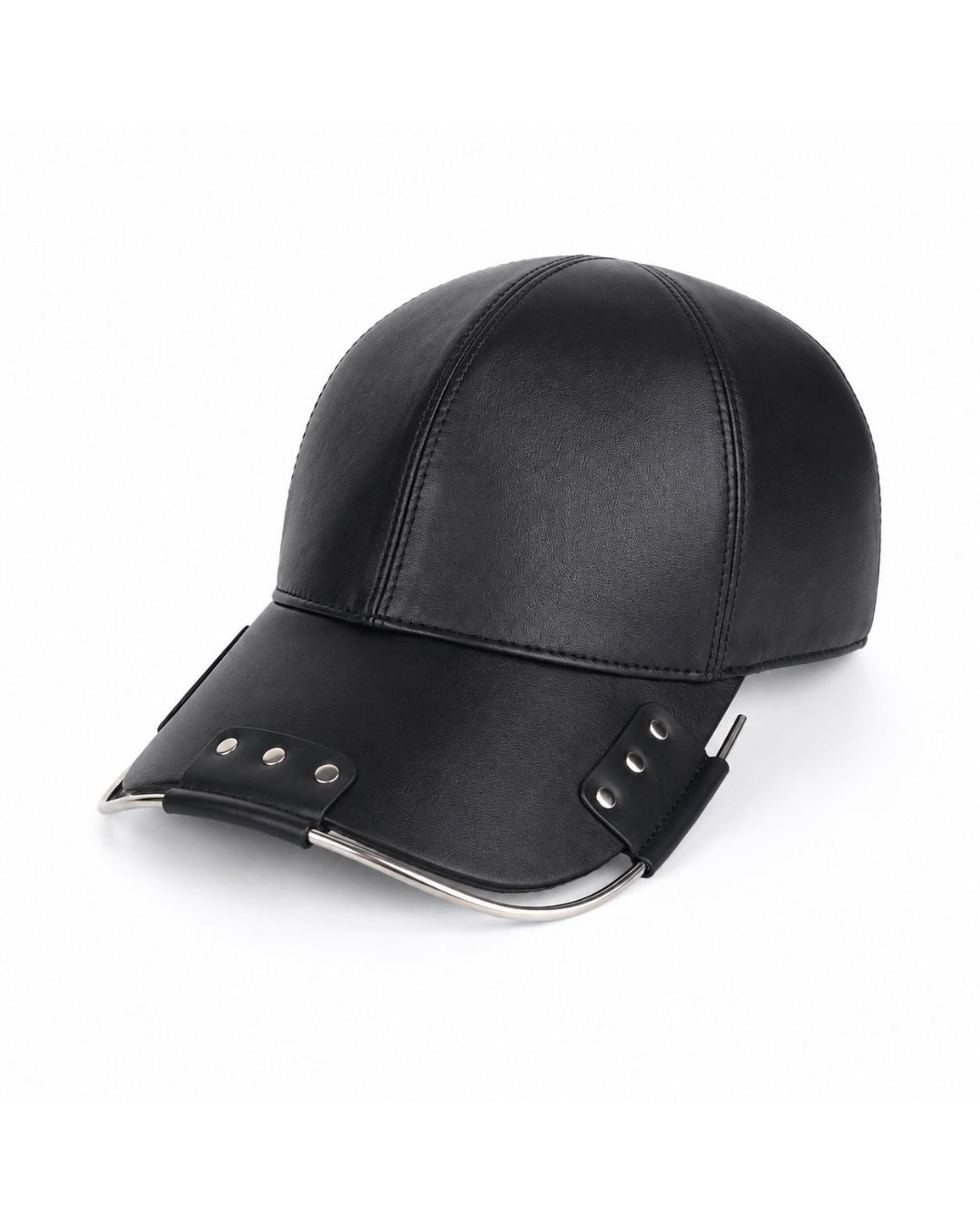 FRAMED LEATHER CAP