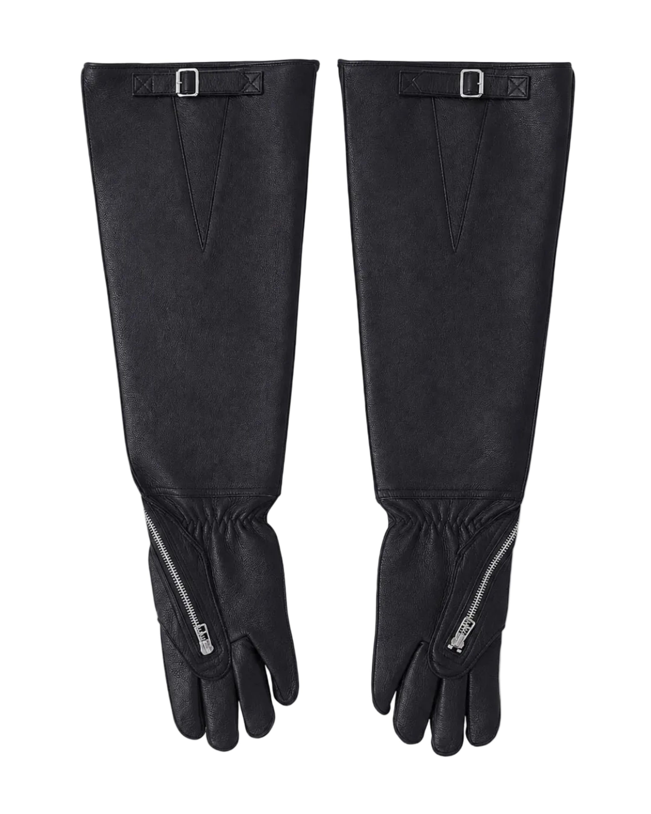 LEATHER LONG GLOVES