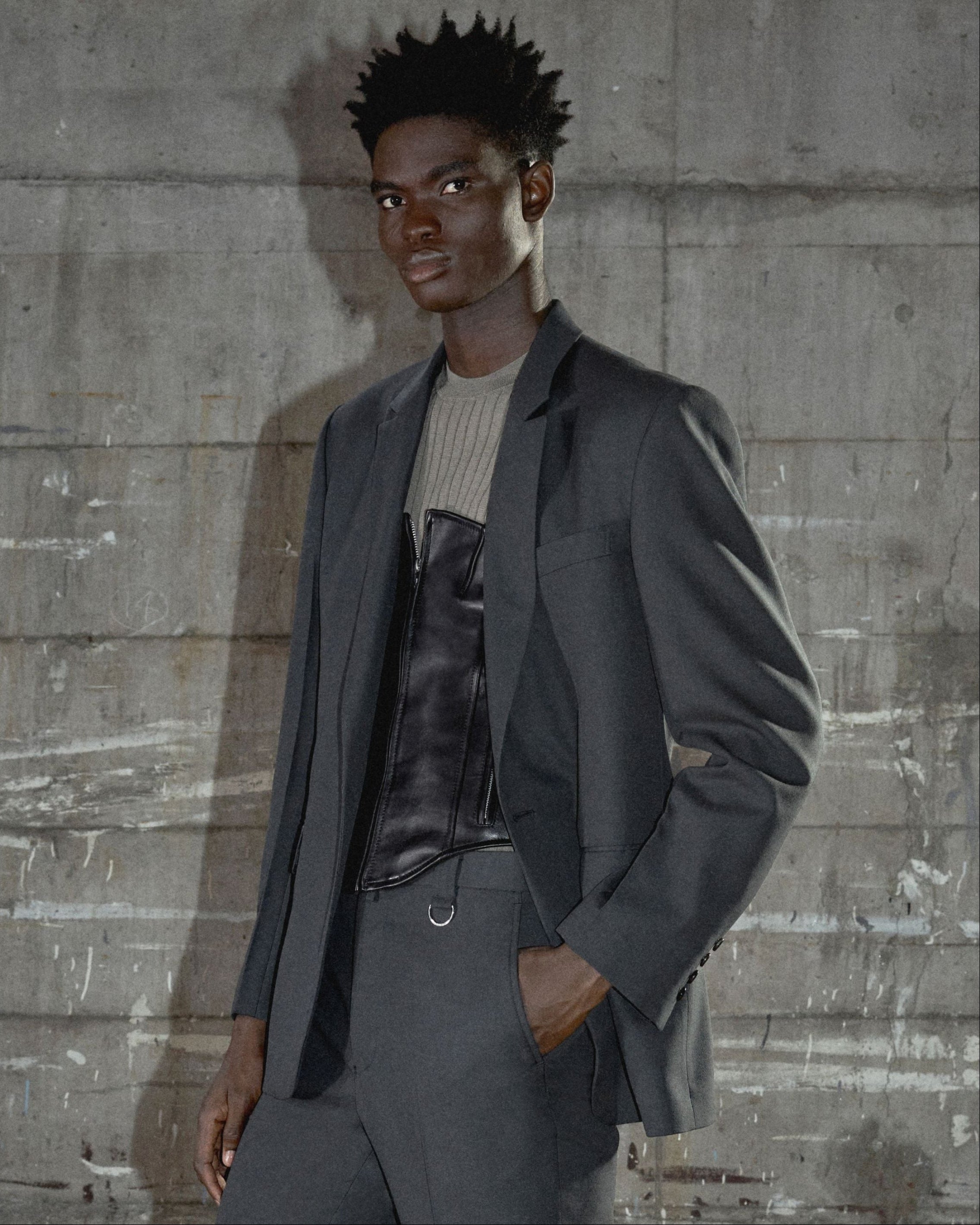 【3/20発売予定】WOOL DOBBY SINGLE BREASTED JACKET