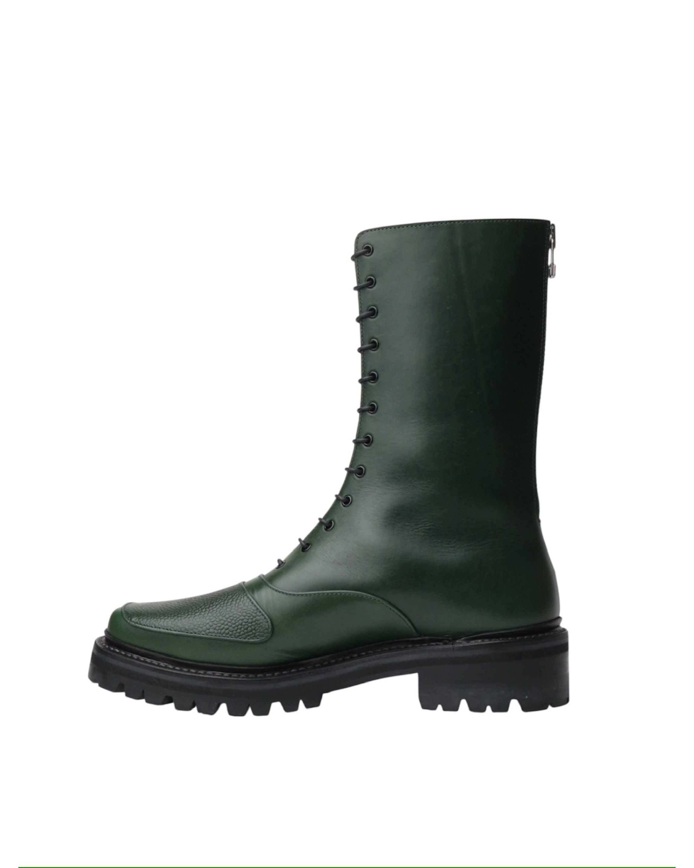 "KLG" 12HOLE BOOTS | GREEN