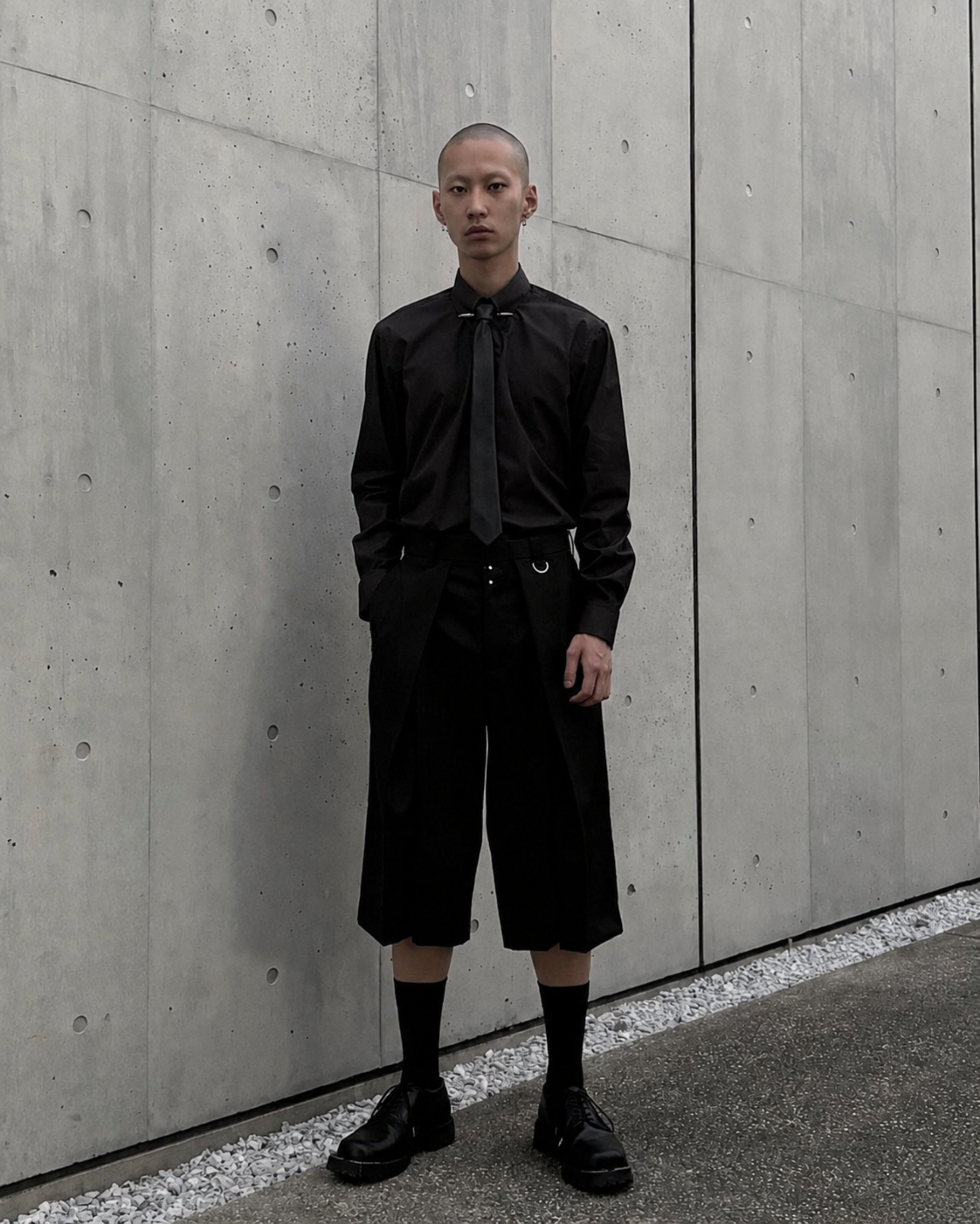LEATHER NECK TIE