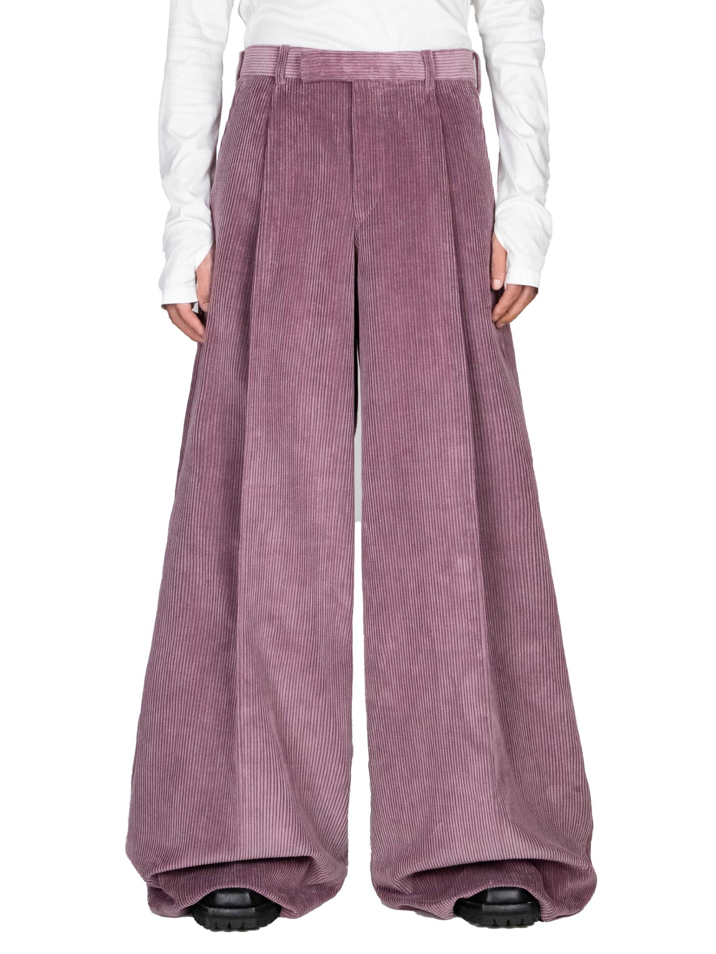 Cotton Corduroy Wide Trousers