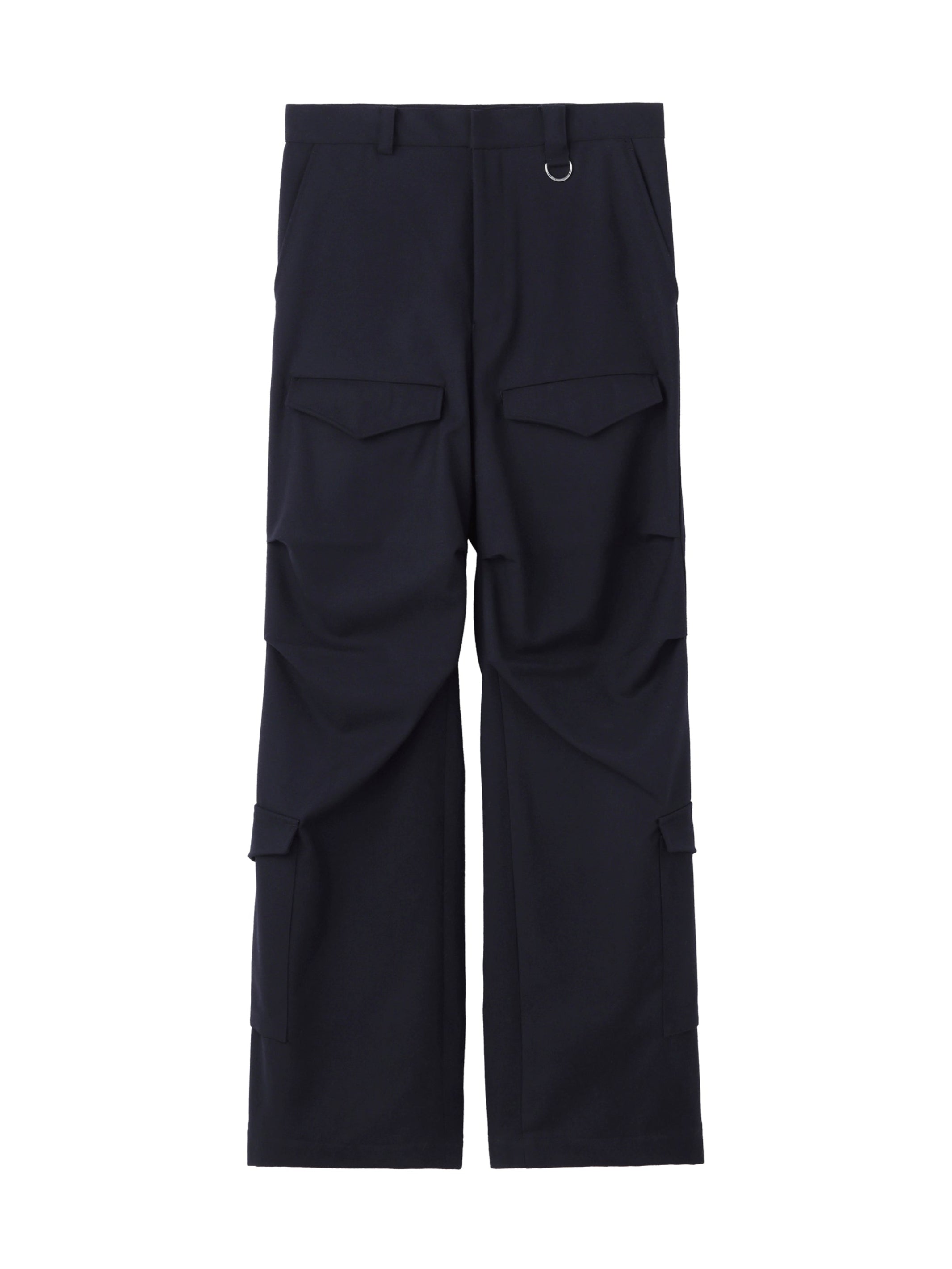 WOOL BARATHEA CARGO PANTS