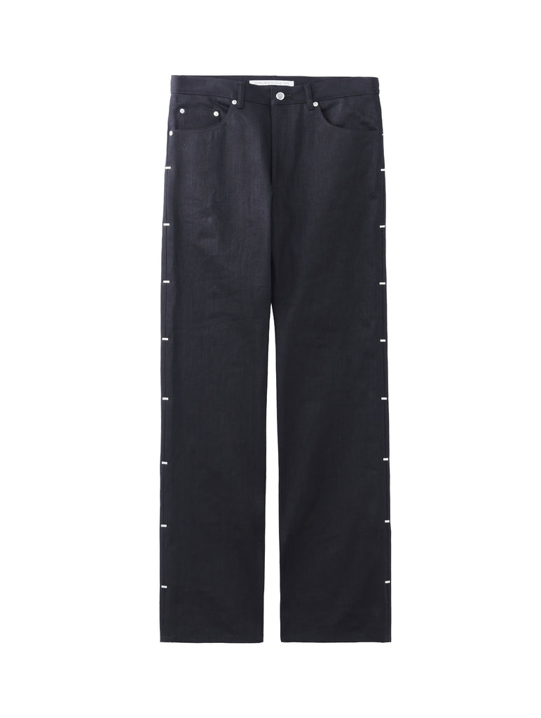 RIGID DENIM METAL LINE PANTS – JOHN LAWRENCE SULLIVAN