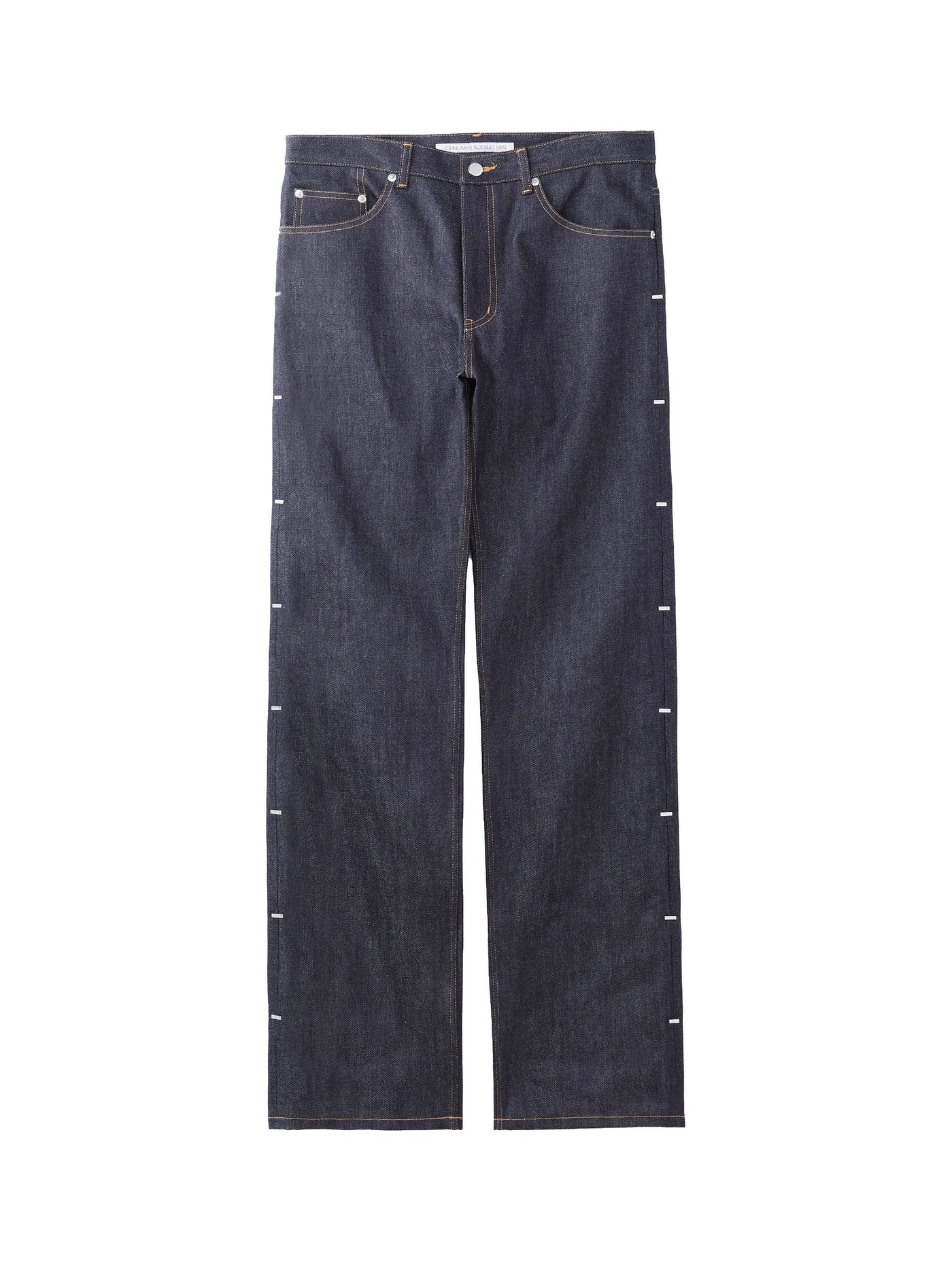 RIGID DENIM METAL LINE PANTS