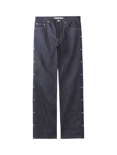 Rigid Denim Metal LINE PANTS