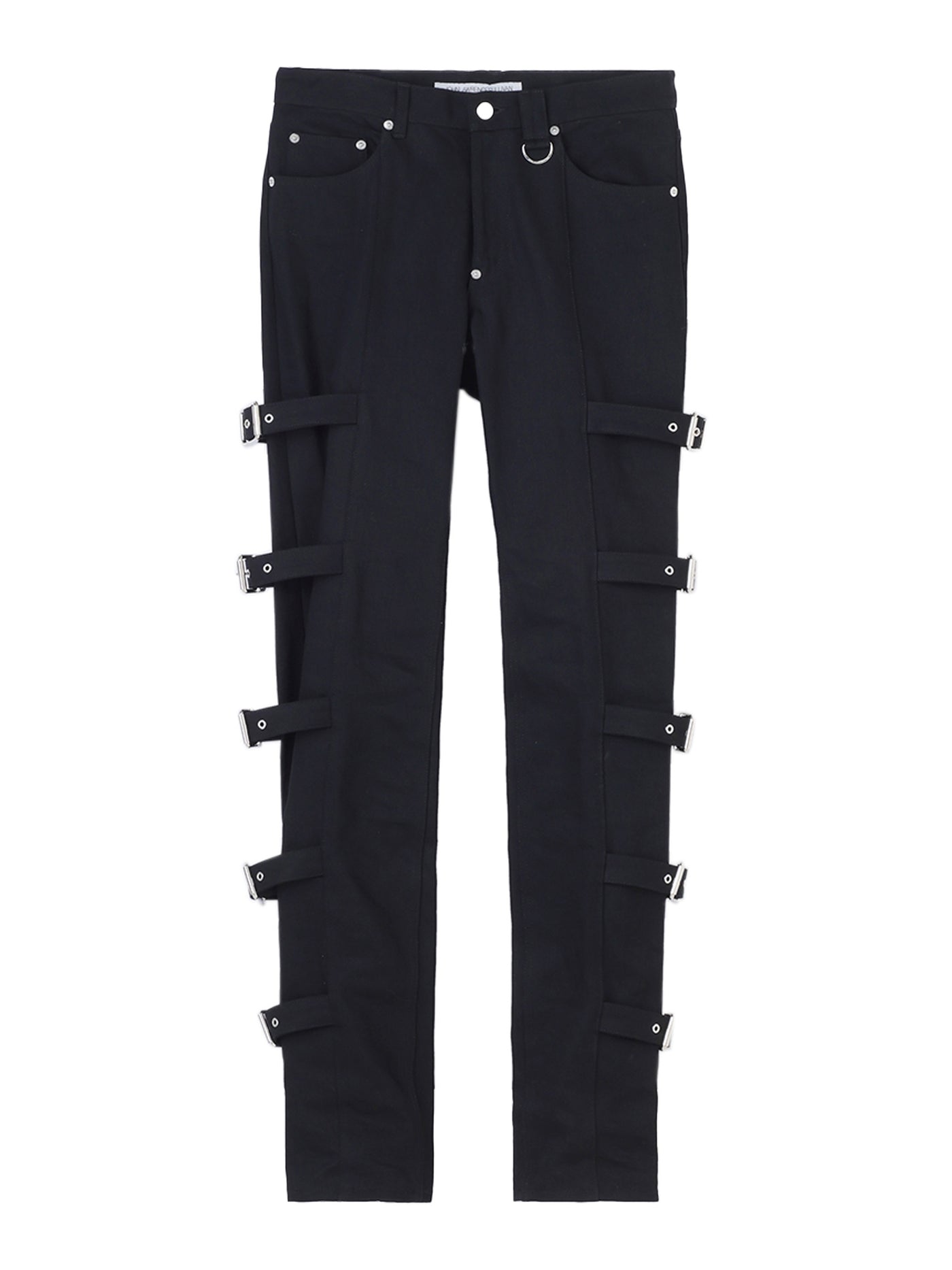 RIGID DENIM BONDAGE PANTS-