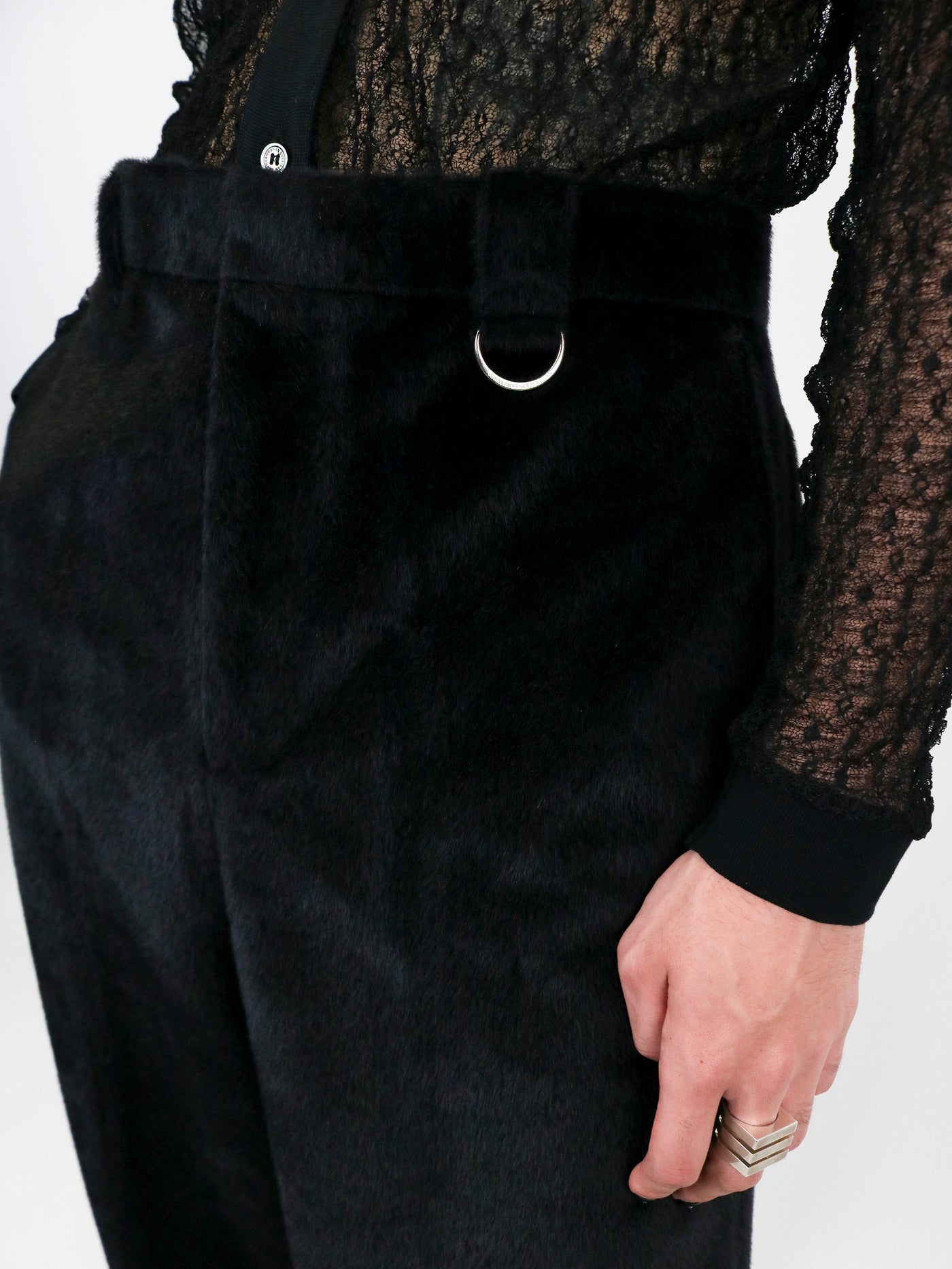 Shaggy Wide Trousers