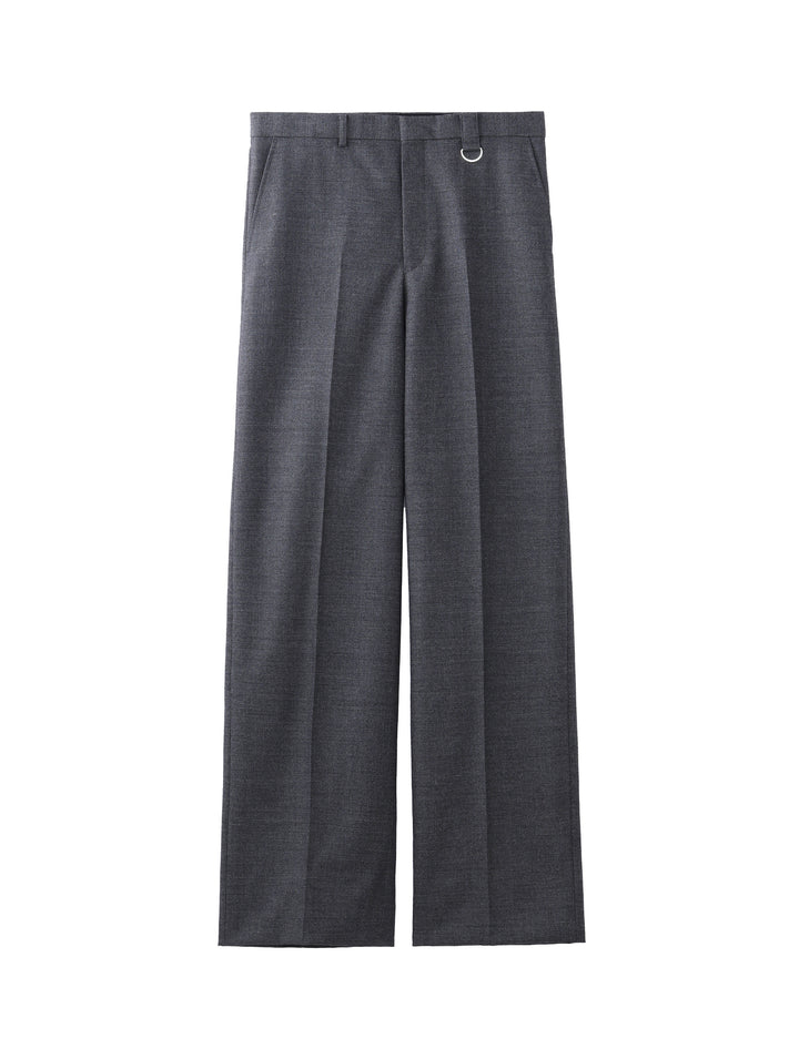 WOOL GABARDINE WIDE TROUSERS – JOHN LAWRENCE SULLIVAN