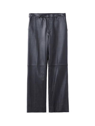 Leather Strait Pants