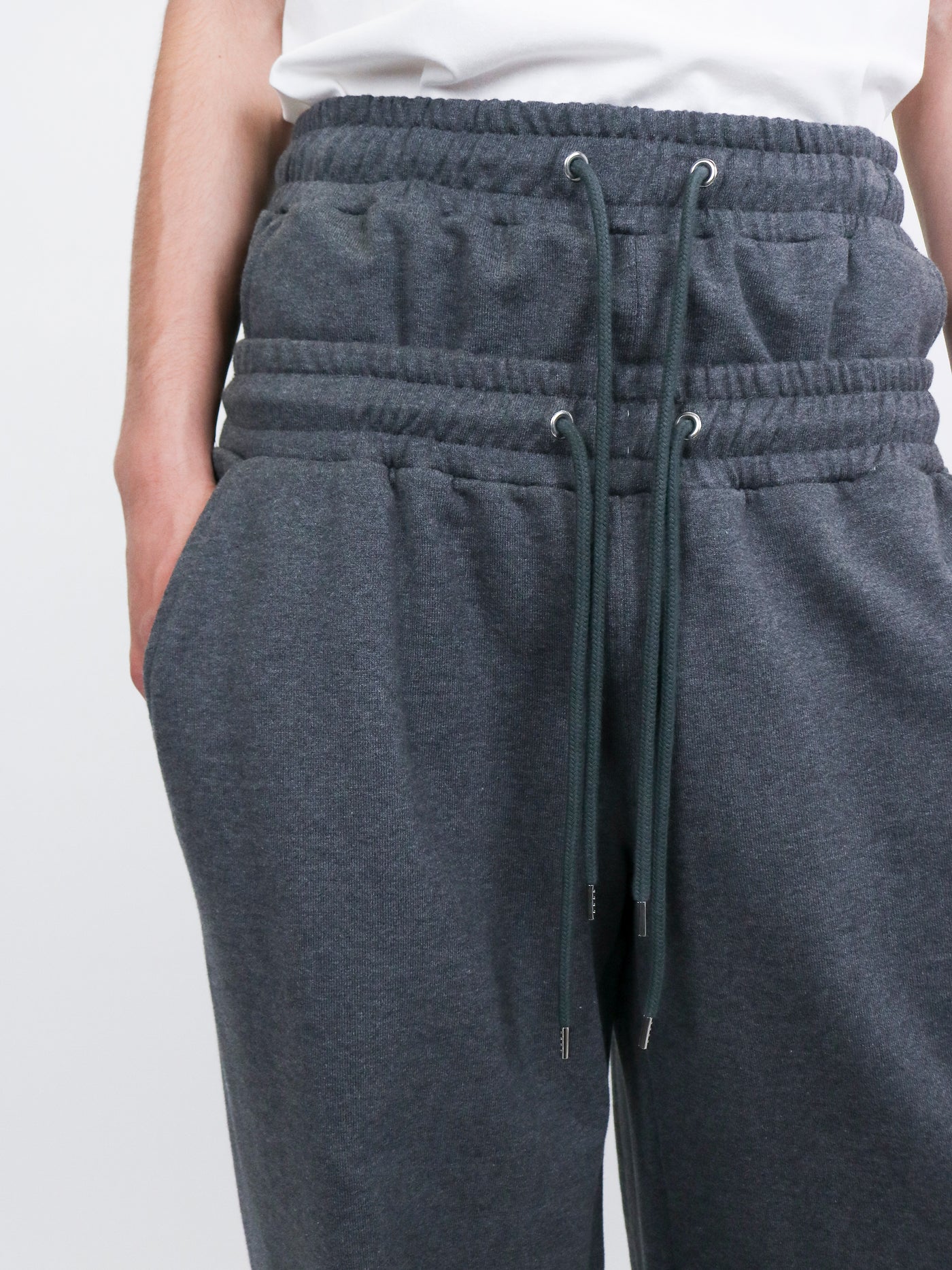 SWEAT STACKED PANTS