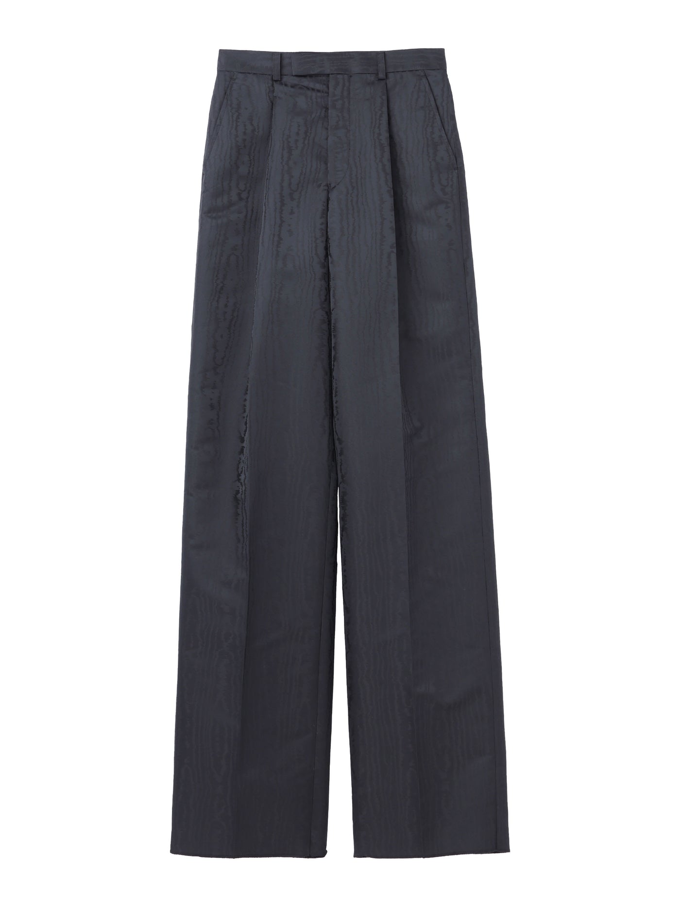 Moire Jacquard Tapered Trousers