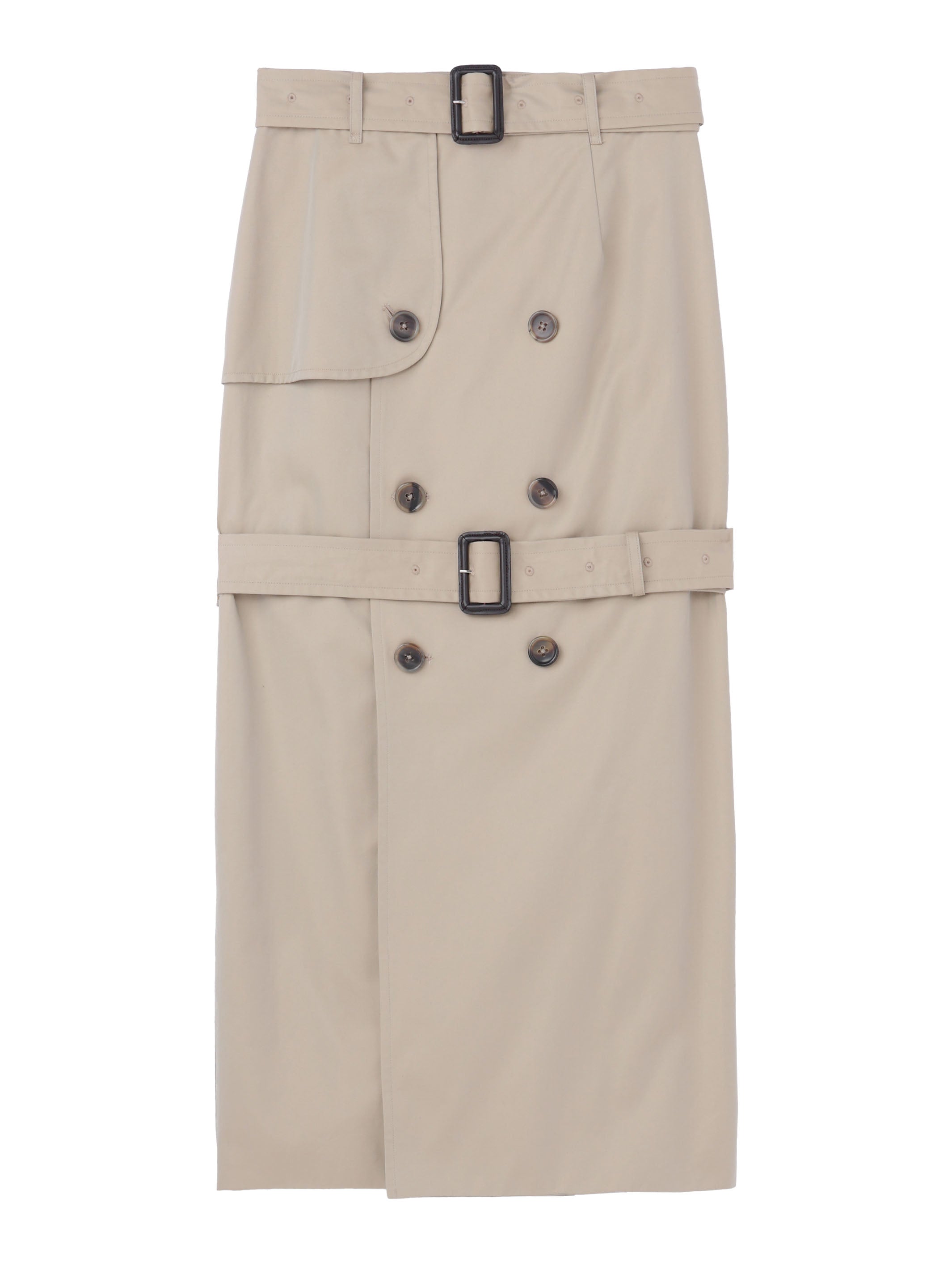 Twil Trench Skirt