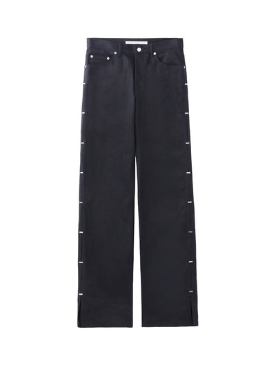 RIGID DENIM METAL LINE PANTS