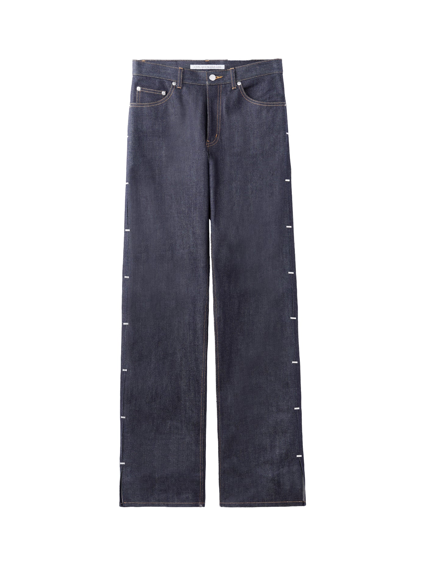 RIGID DENIM METAL LINE PANTS