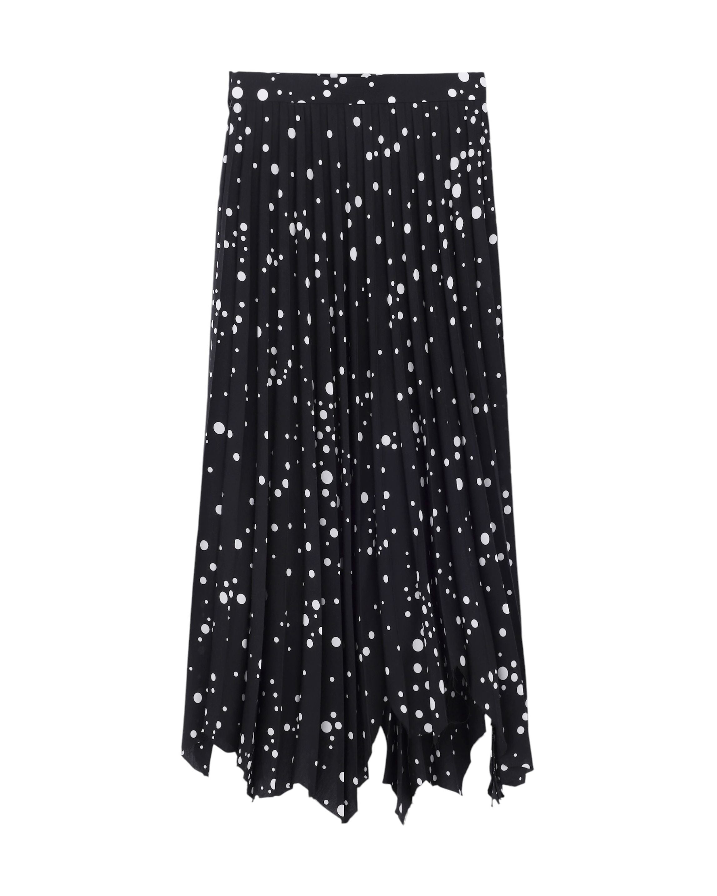 RANDOM DOT PLEATED SKIRT