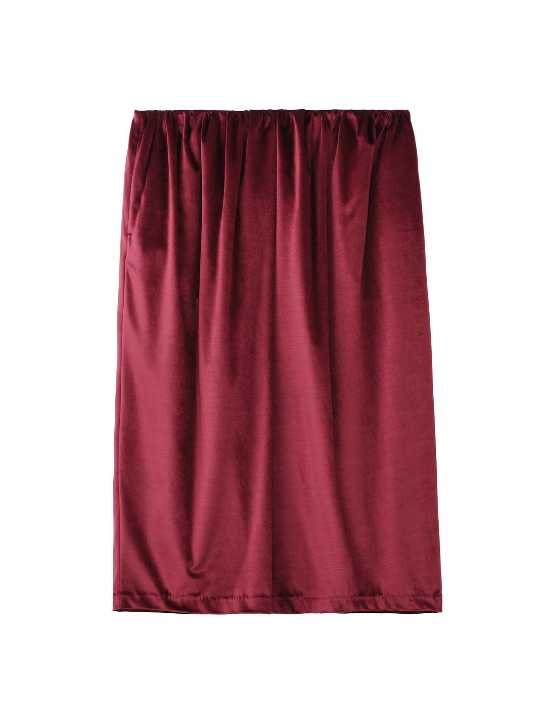 VELOUR GATHERED SKIRT – JOHN LAWRENCE SULLIVAN 