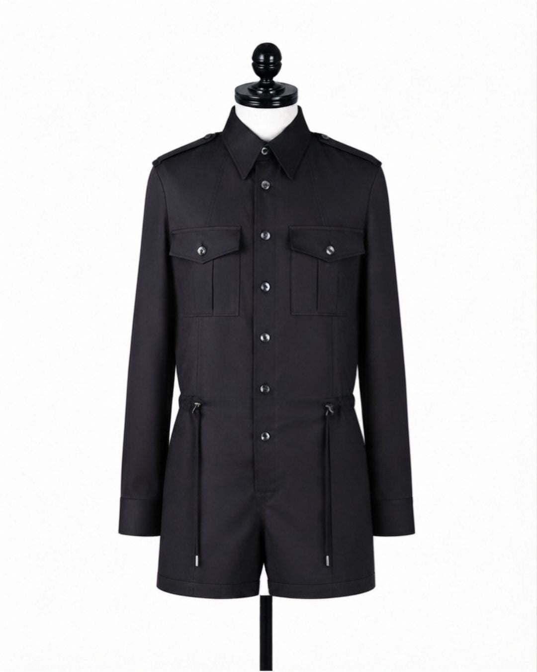 COTTON SATIN JUMP SUIT