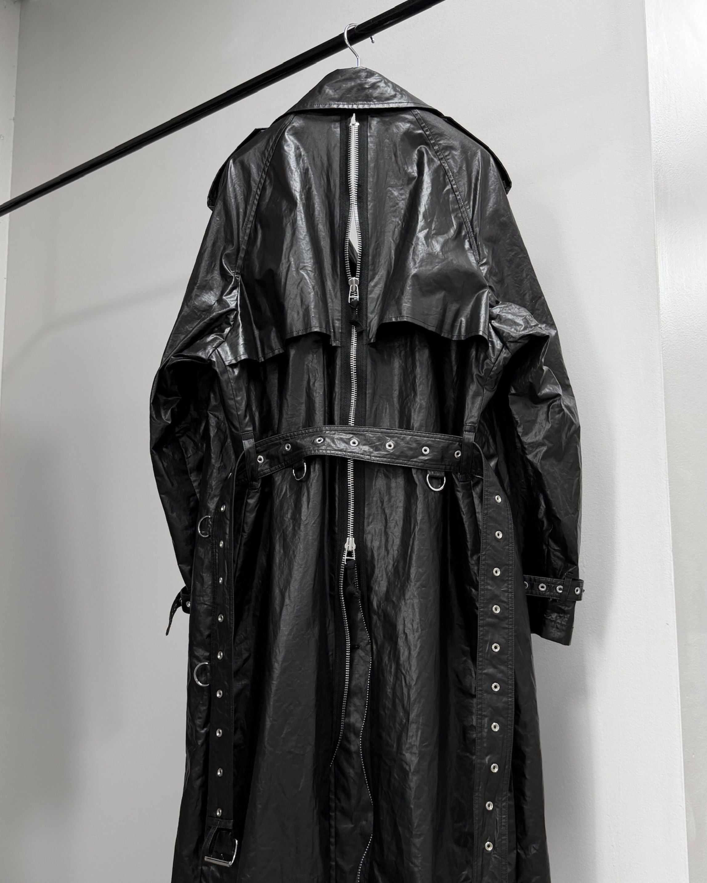 C/L COATING ZIPPED TRENCH COAT