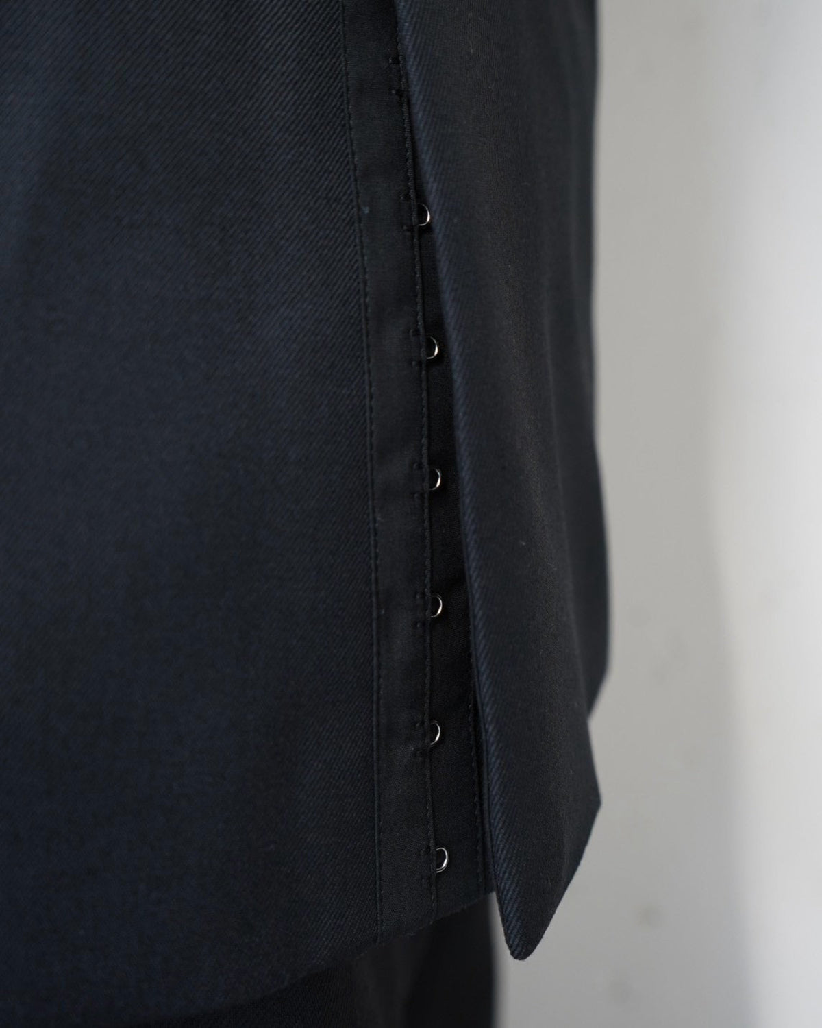 WOOL GABARDINE DOUBLE BREASTED JACKET