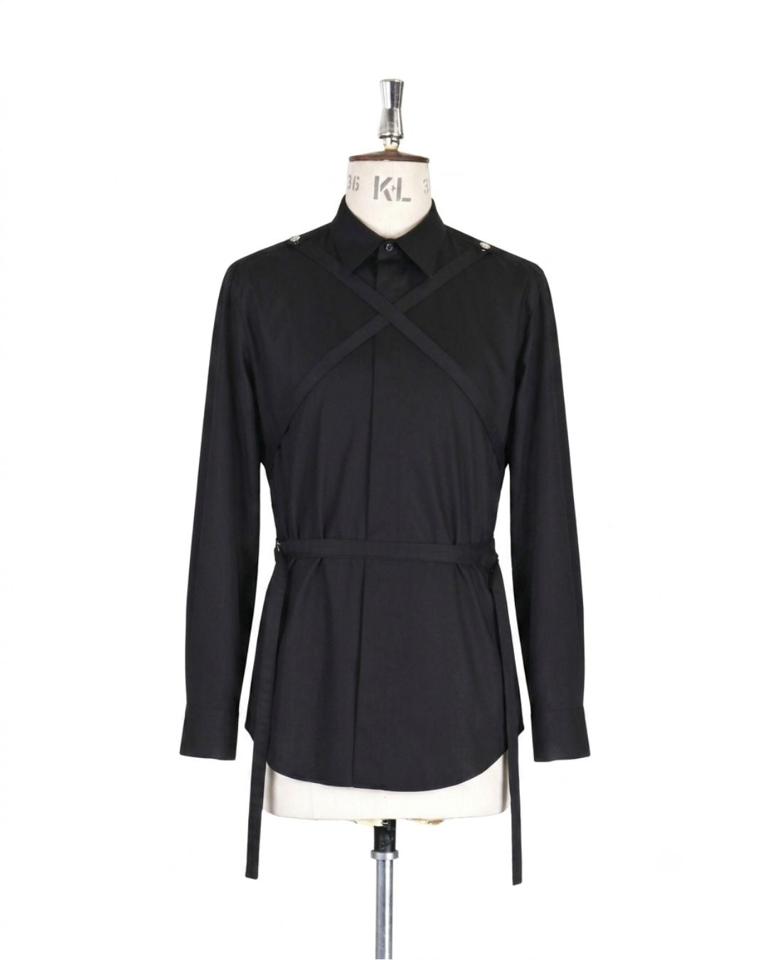 COTTON SATIN BONDAGE SHIRT