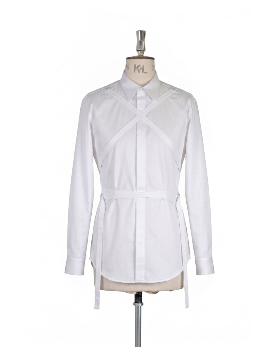 COTTON SATIN BONDAGE SHIRT