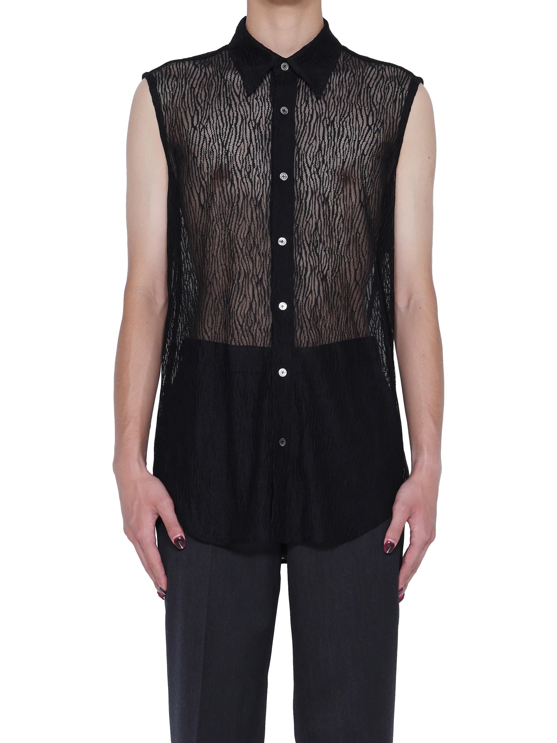 Lace Sleevels Shirt