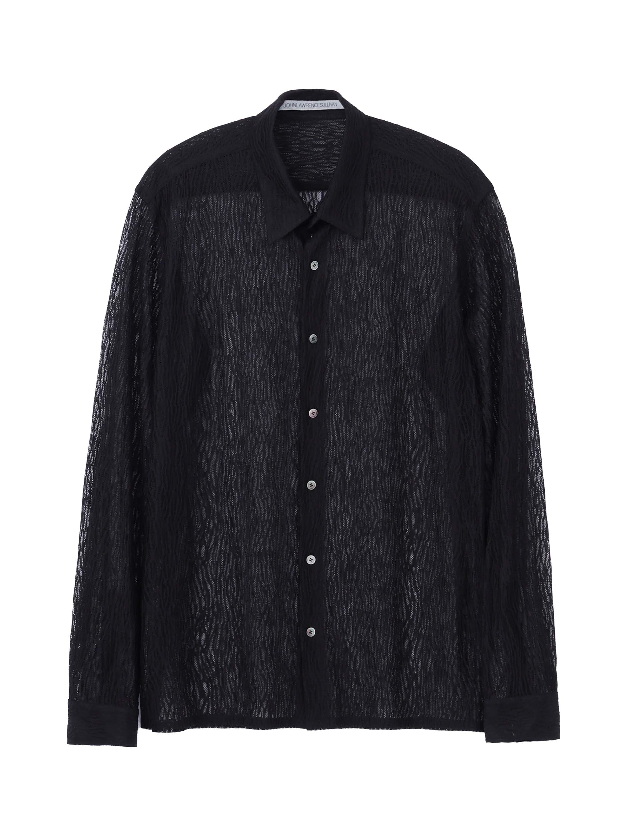 Lace Regular Collar Shirt