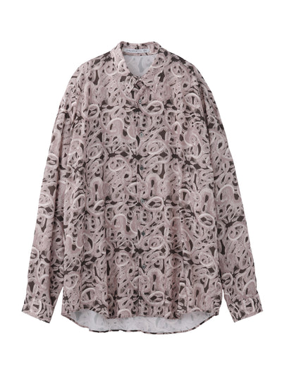 ALL OVER PRINT OVERSIZED SHIRT