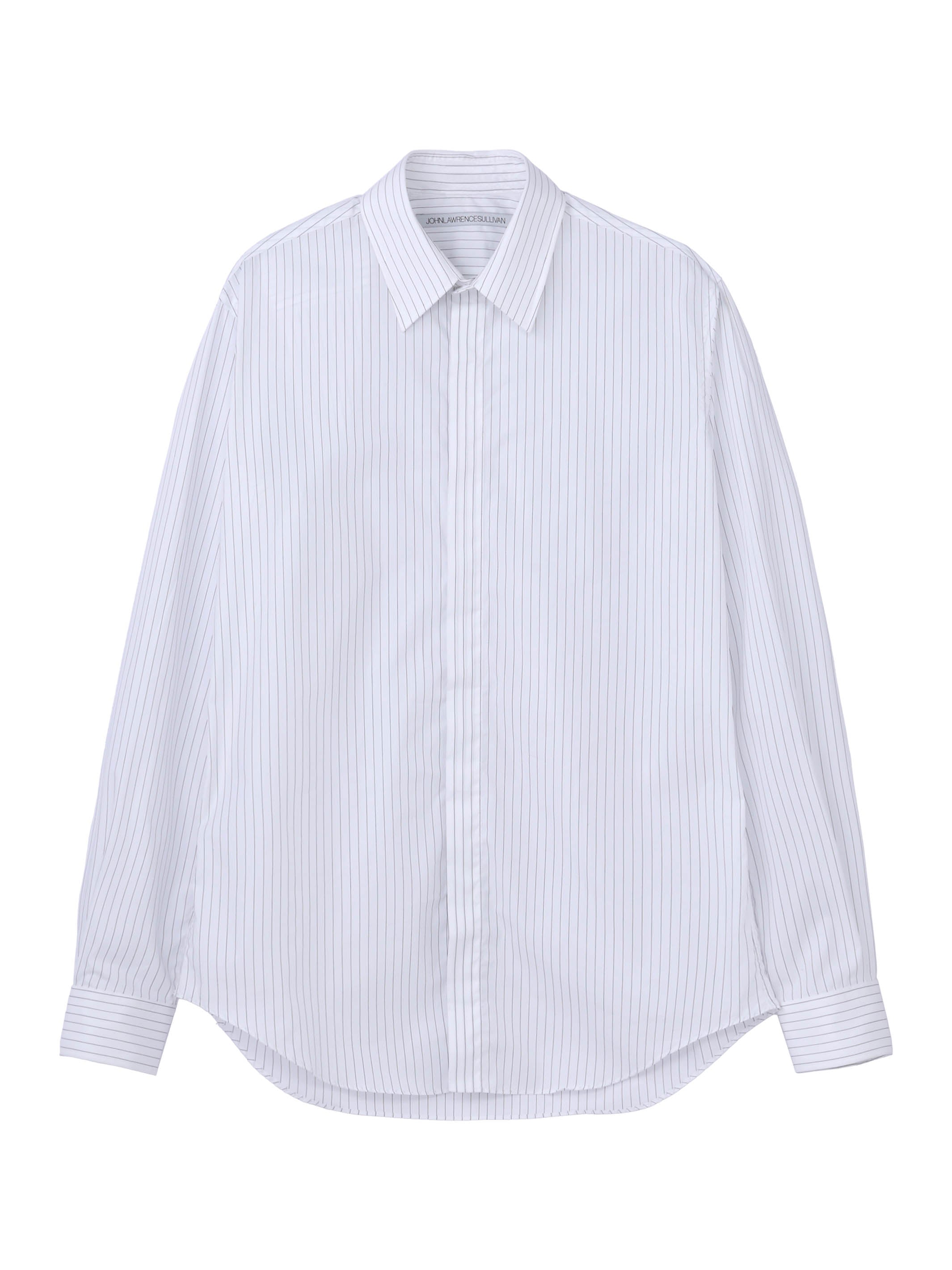 Stripe BroadCloth Regular Collar Shirt