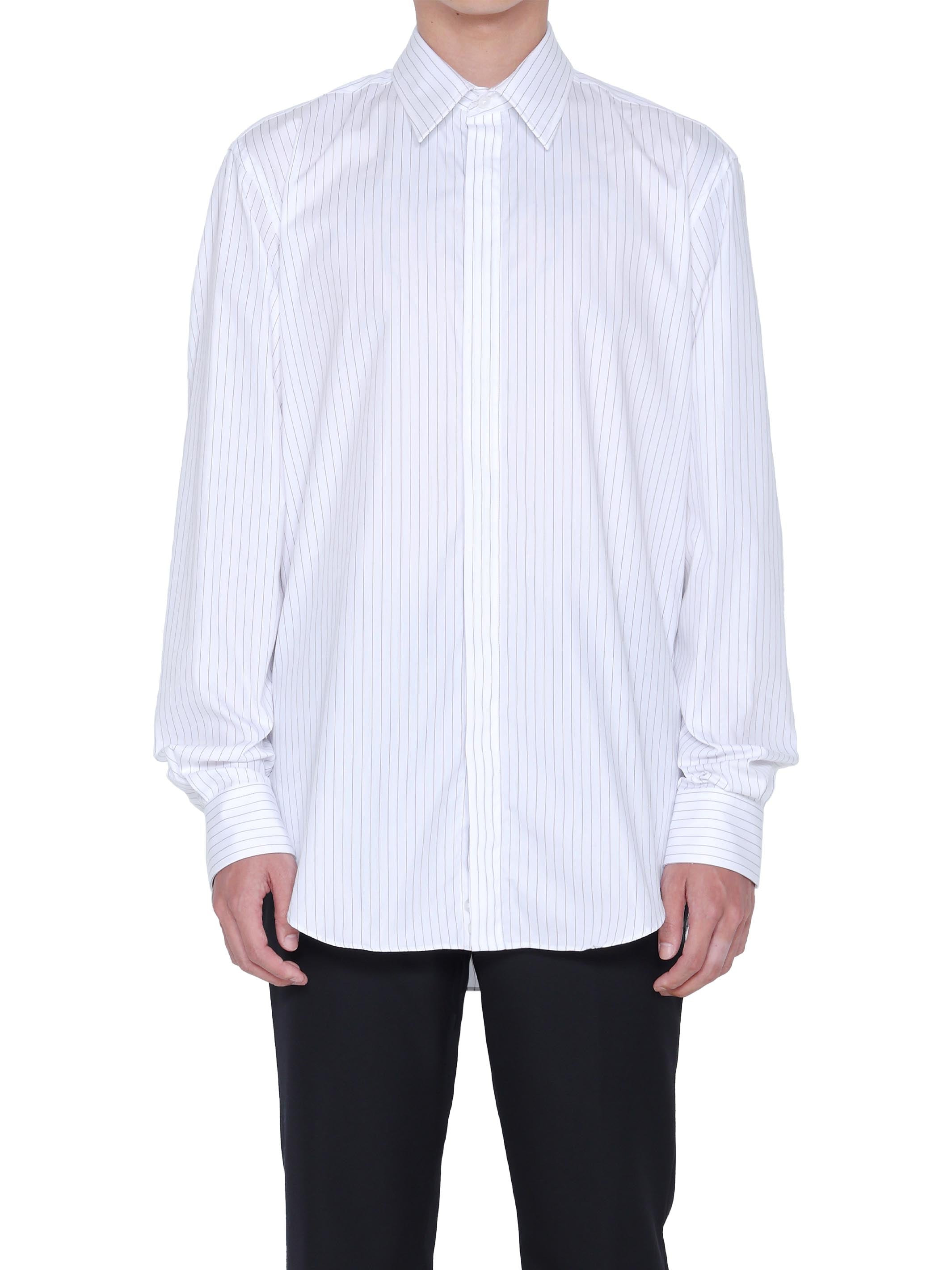 Stripe BroadCloth Regular Collar Shirt