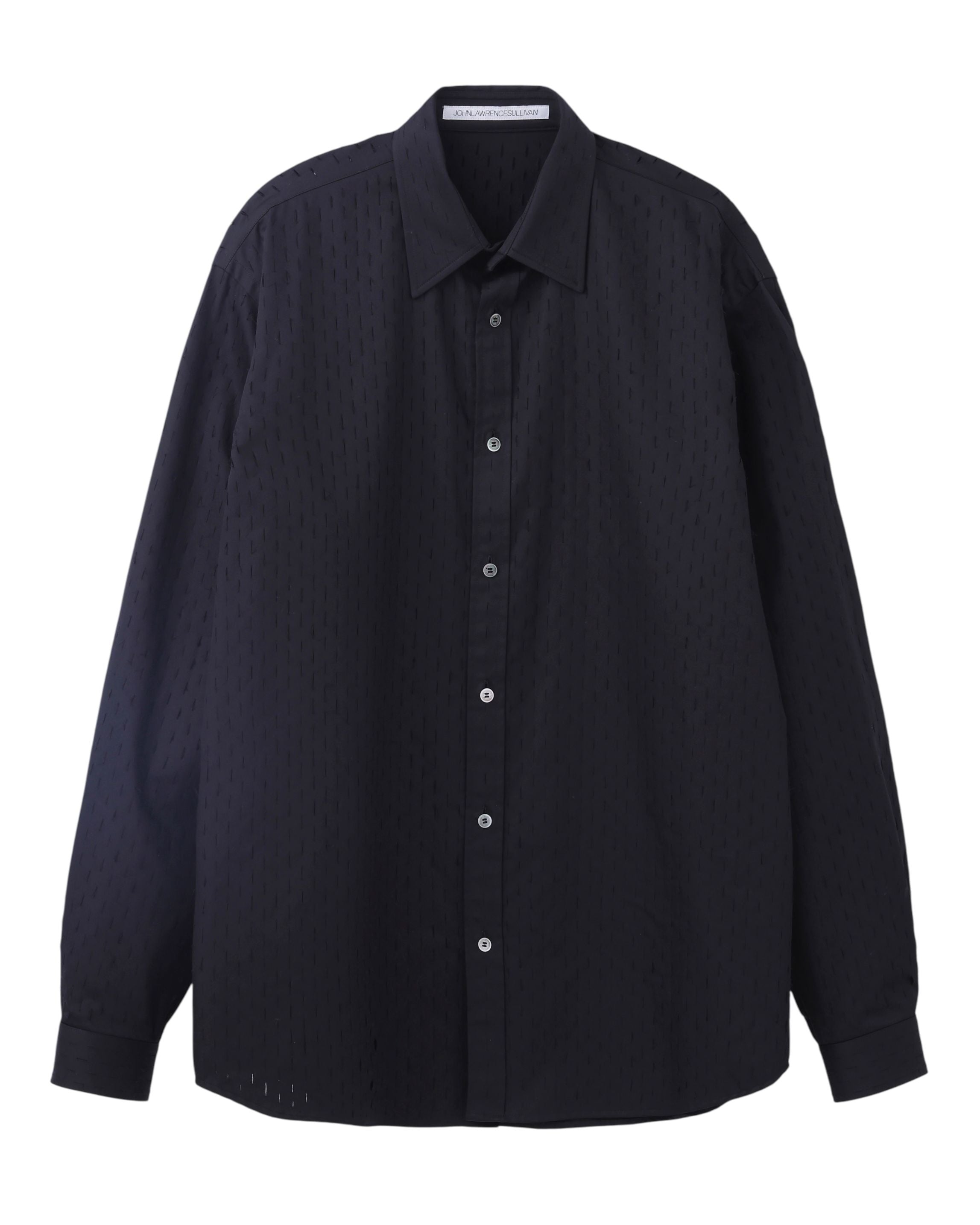 【3月末発売予定】SLASHED COTTON REGULAR COLLAR SHIRT