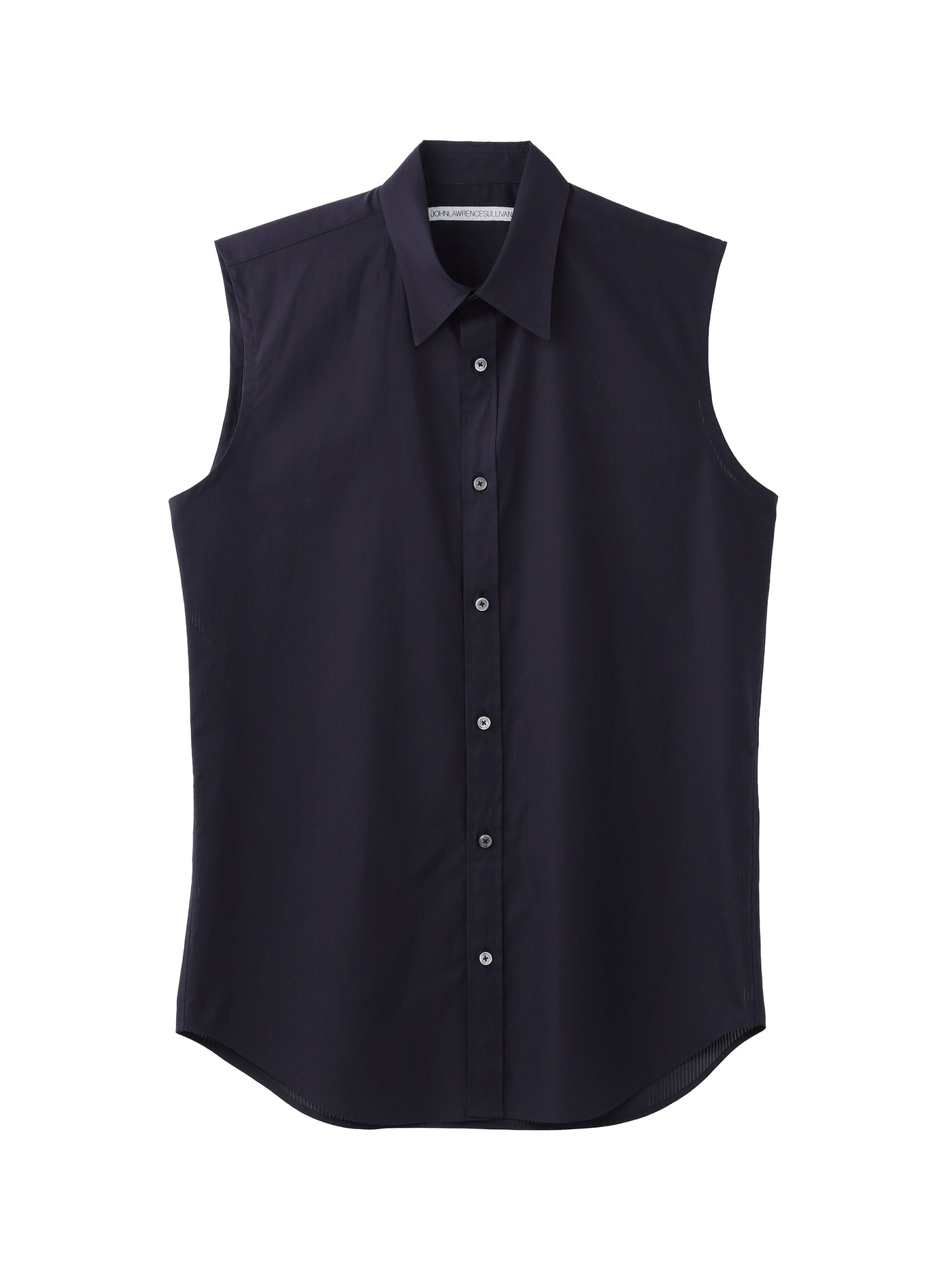 POPLIN SLEEVELESS SHIRT