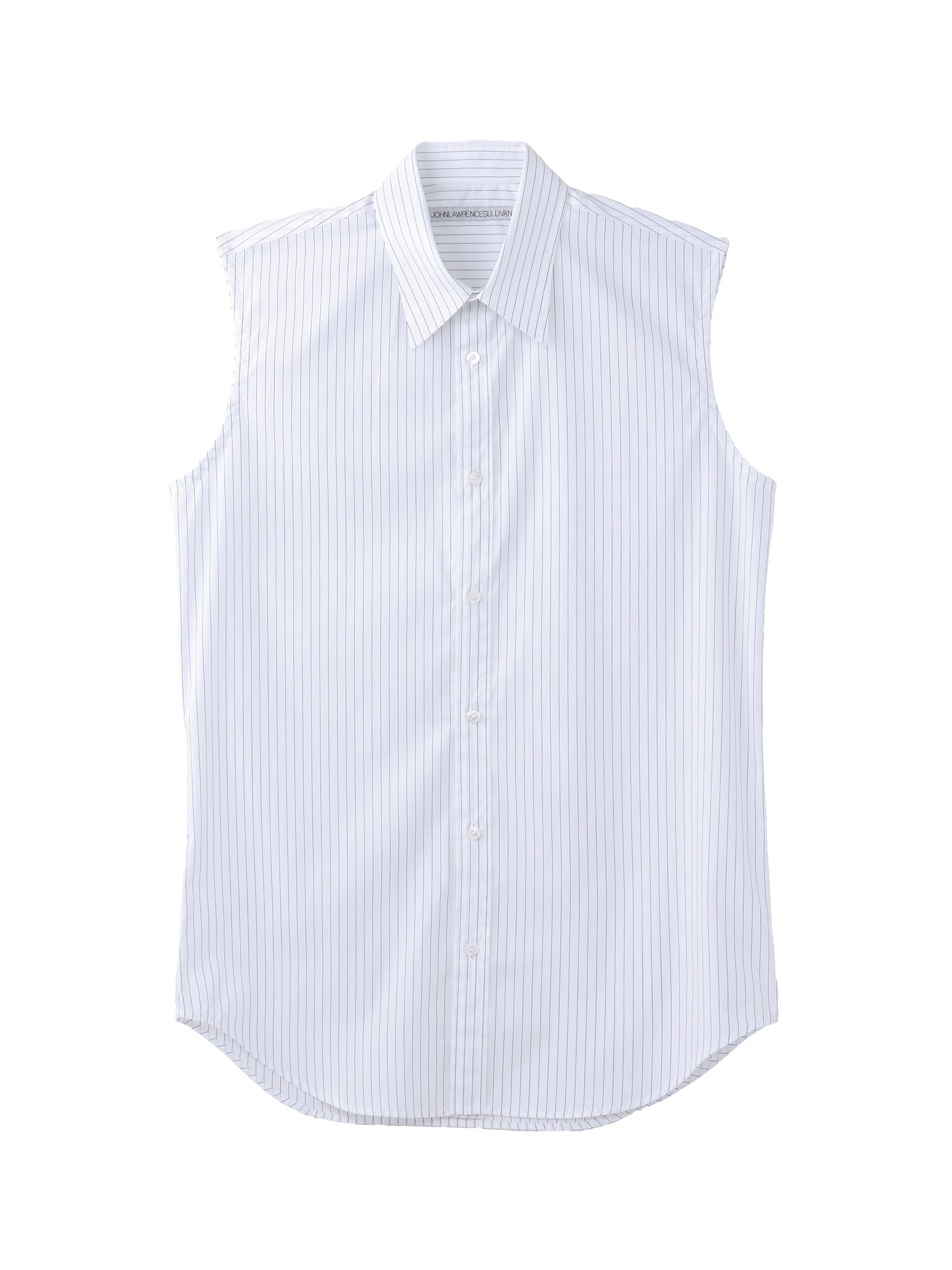 POPLIN SLEEVELESS SHIRT