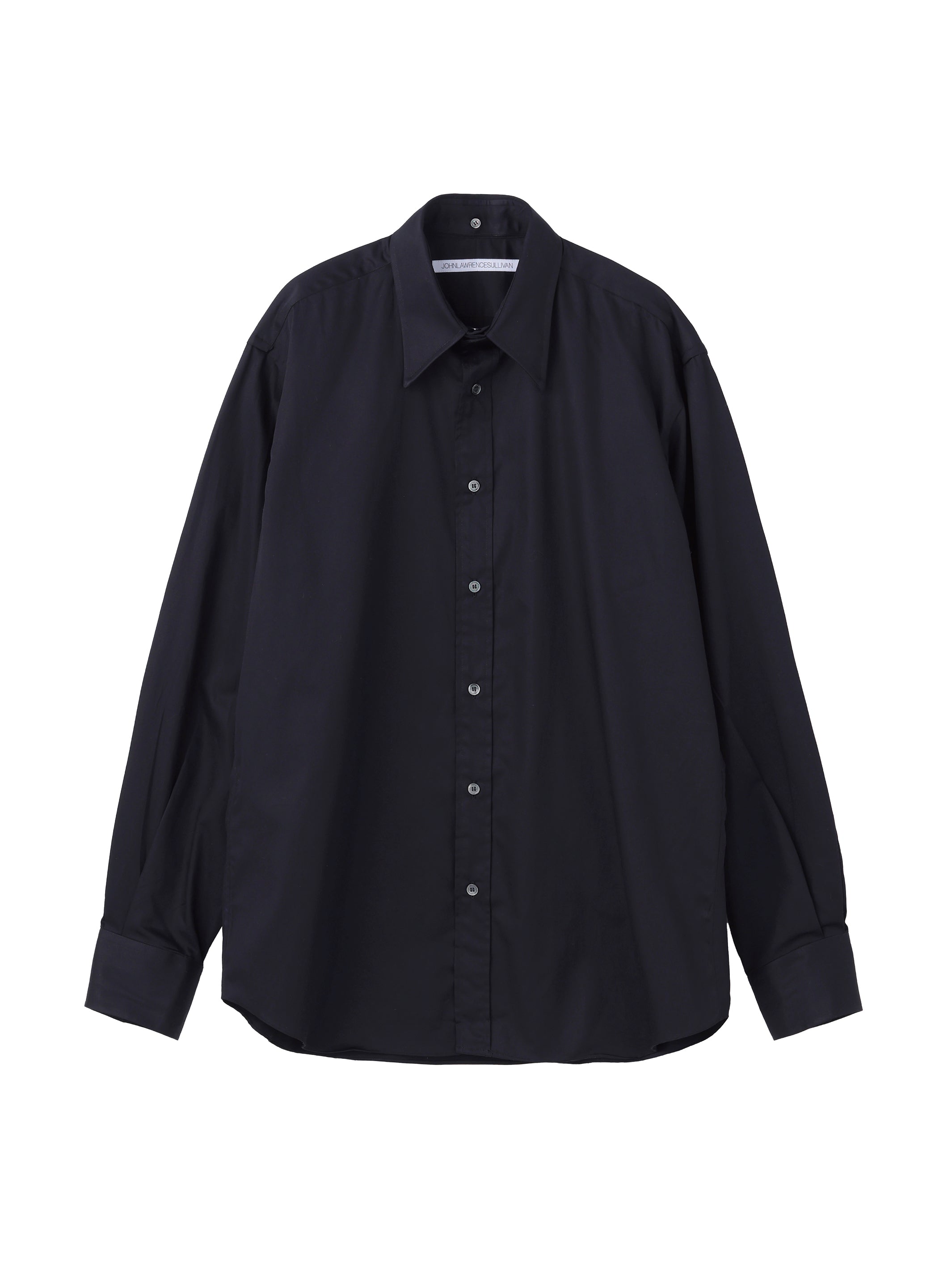 COTTON SATIN DETACHABLE COLLAR SHIRT