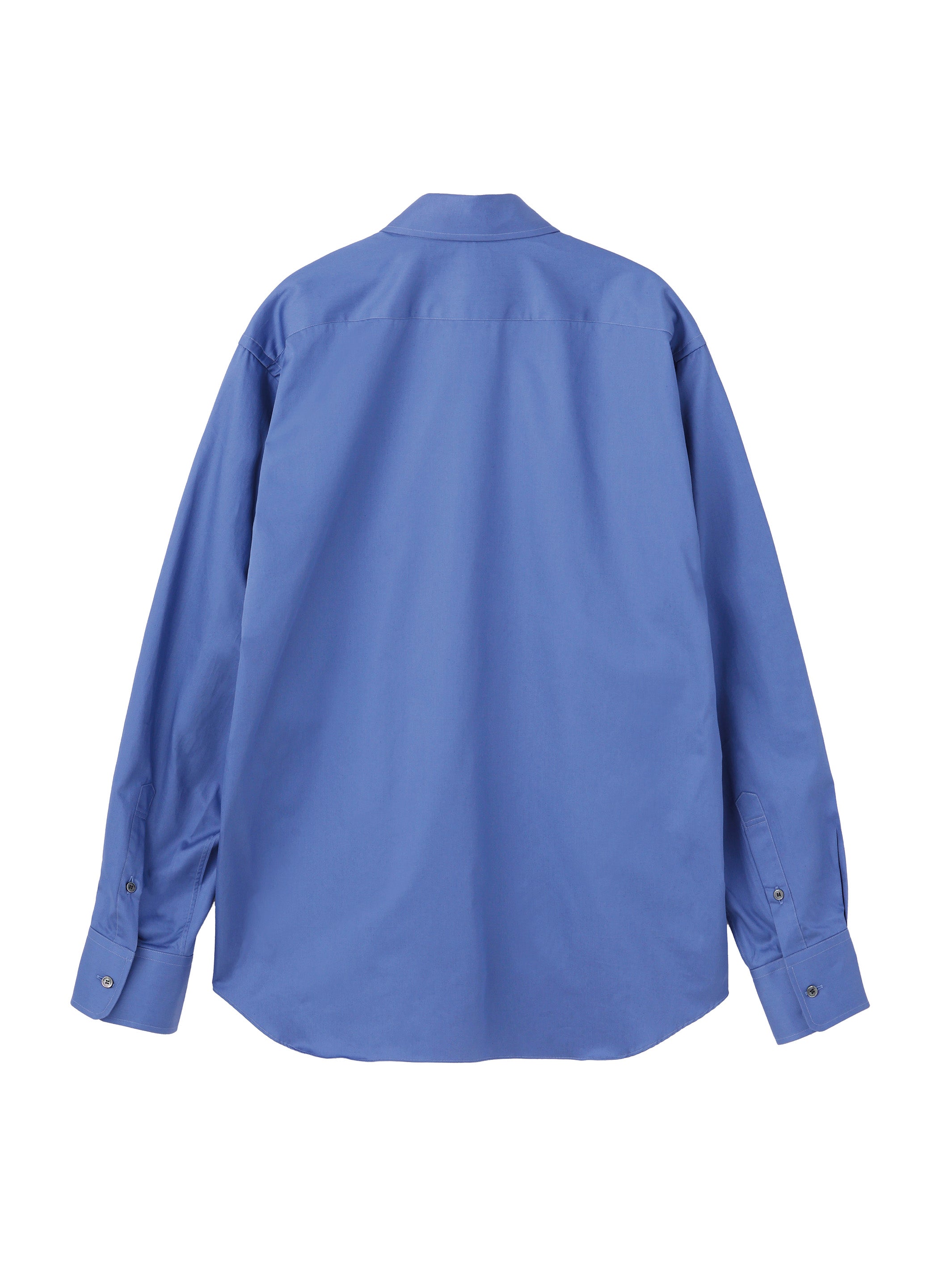 COTTON SATIN DETACHABLE COLLAR SHIRT