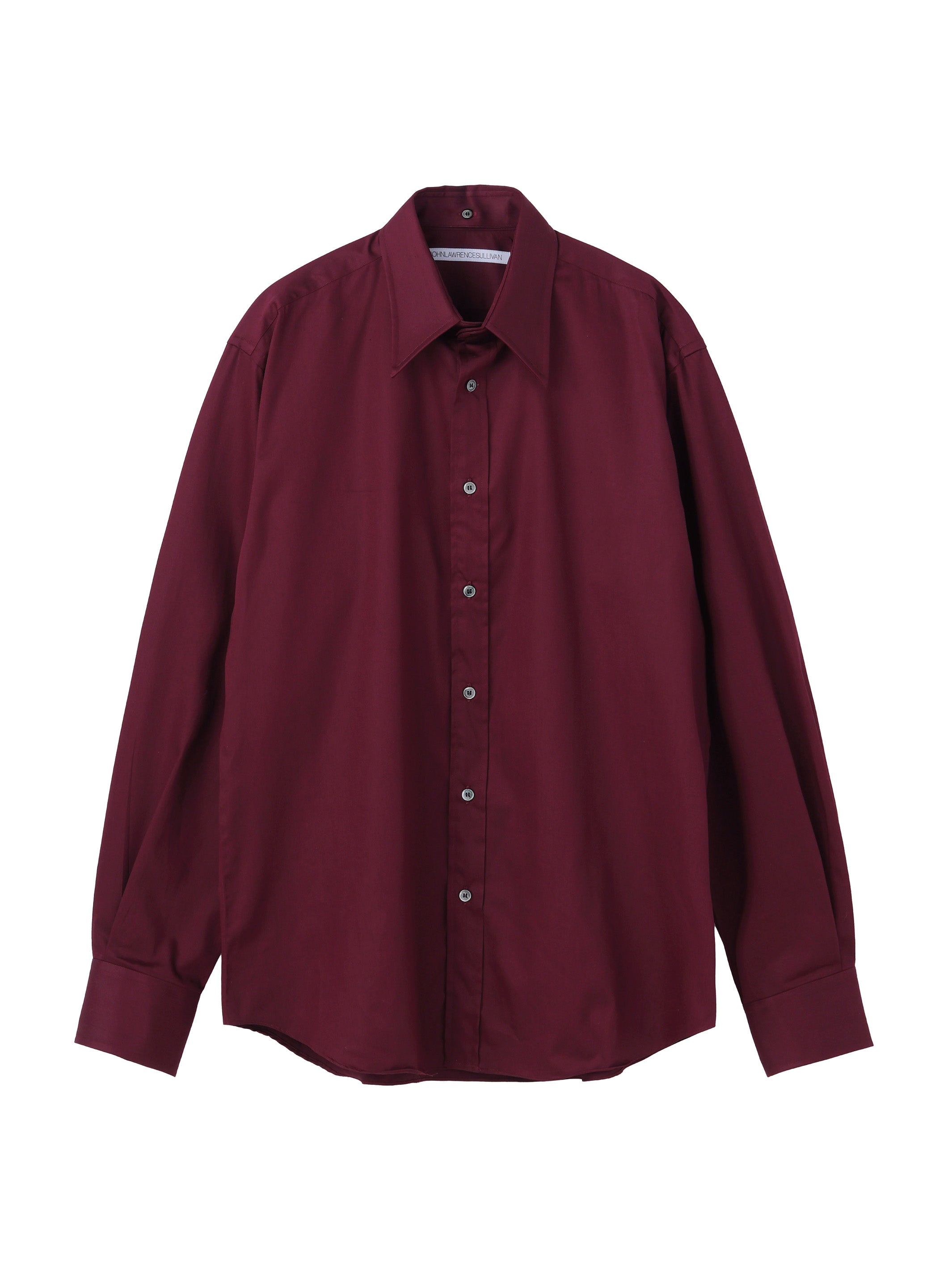 COTTON SATIN DETACHABLE COLLAR SHIRT