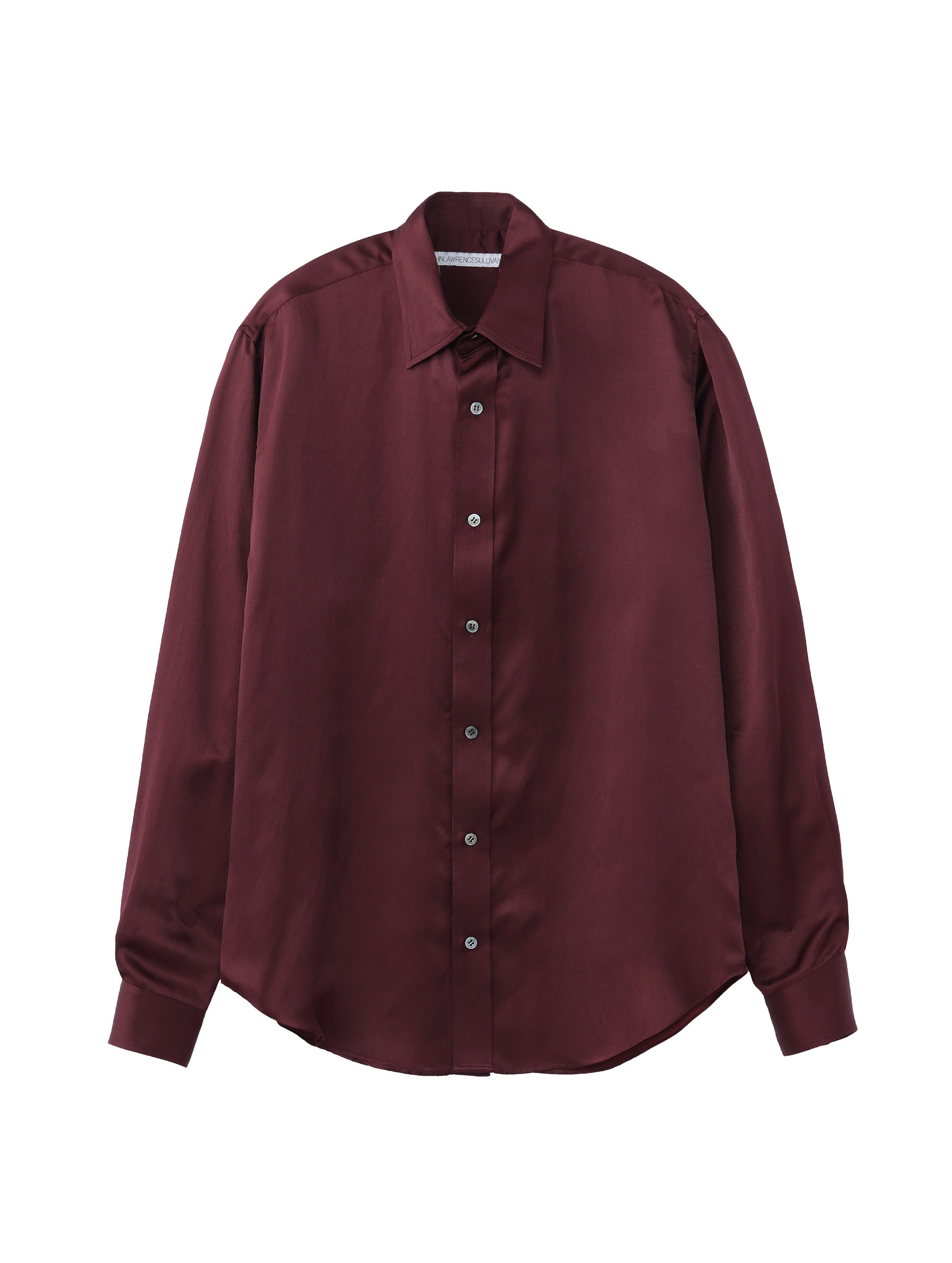 Satin Regular Collar Shirt