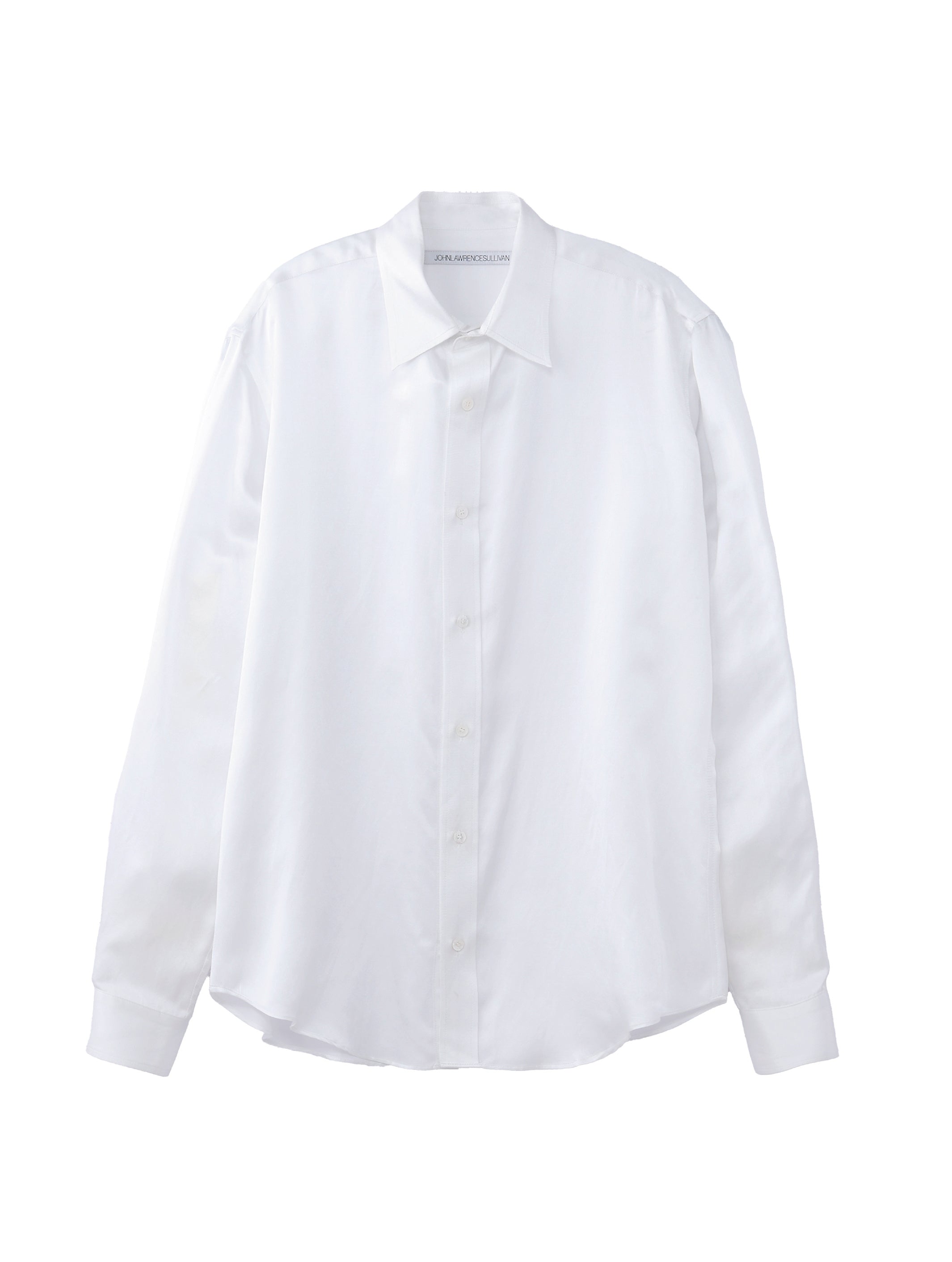 Satin Regular Collar Shirt