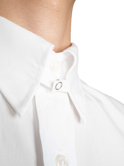 Broadcloth tab collar shirt