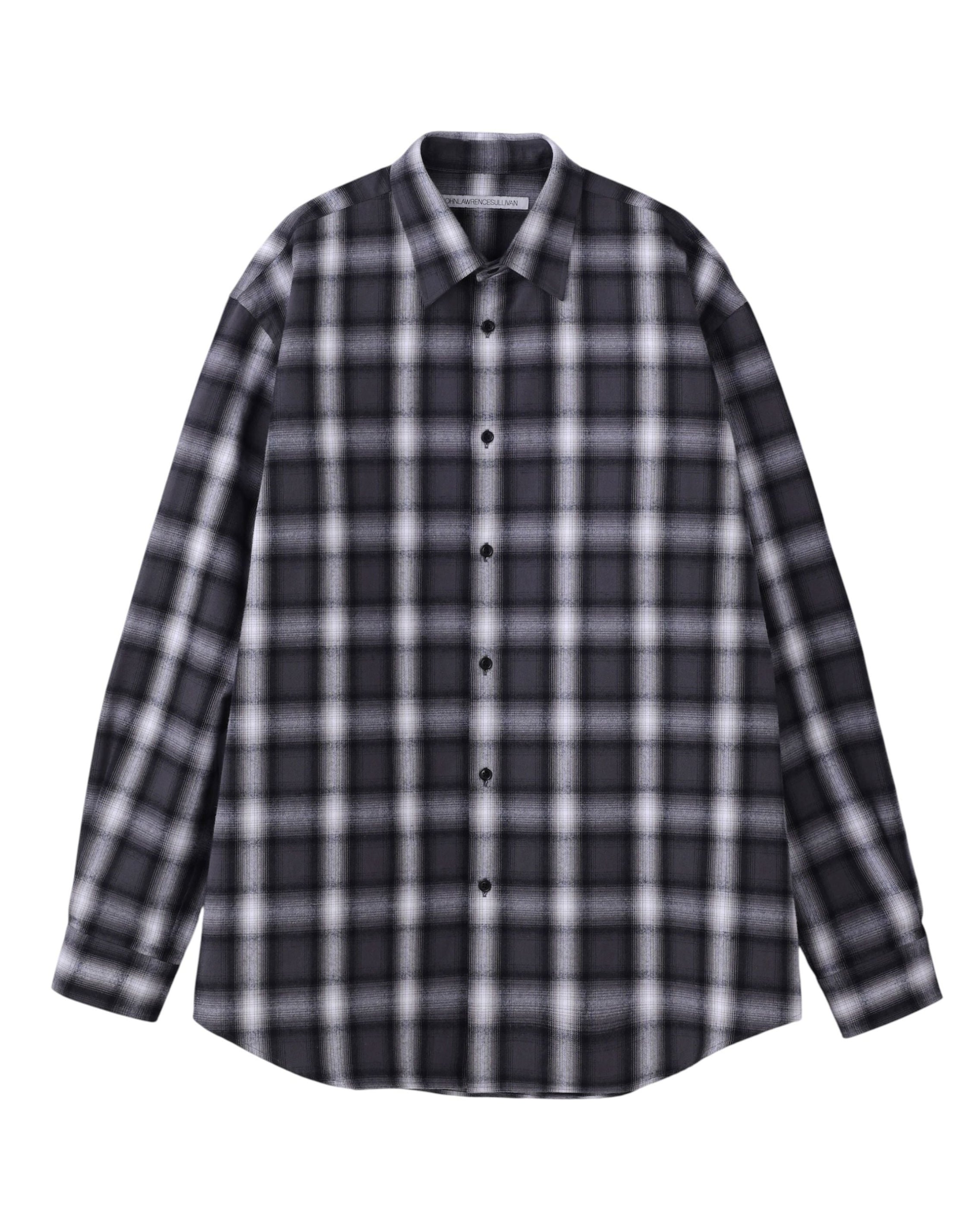 トップス 60's Ombre check shirt OMBRE CHECK REGULAR COLLAR SHIRT