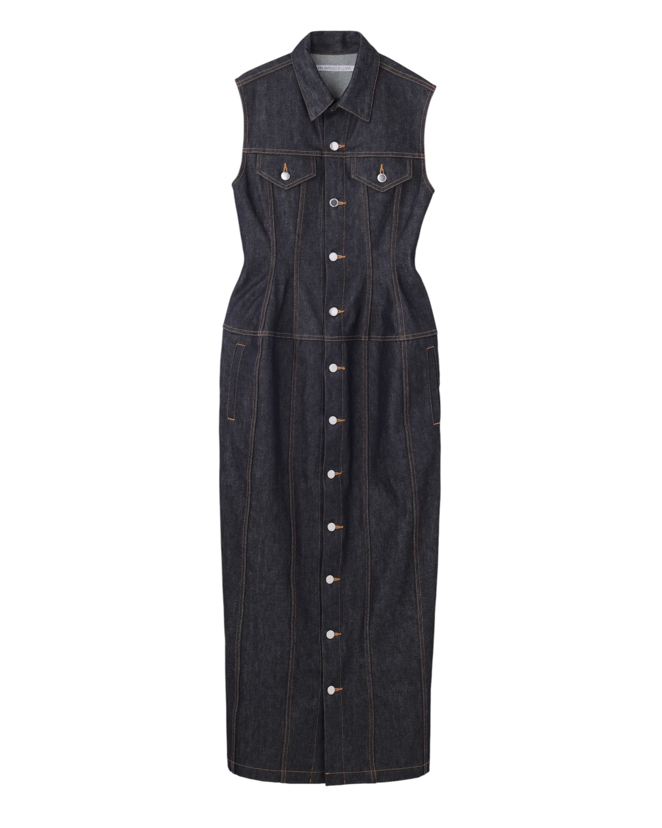 RIGID DENIM DRESS