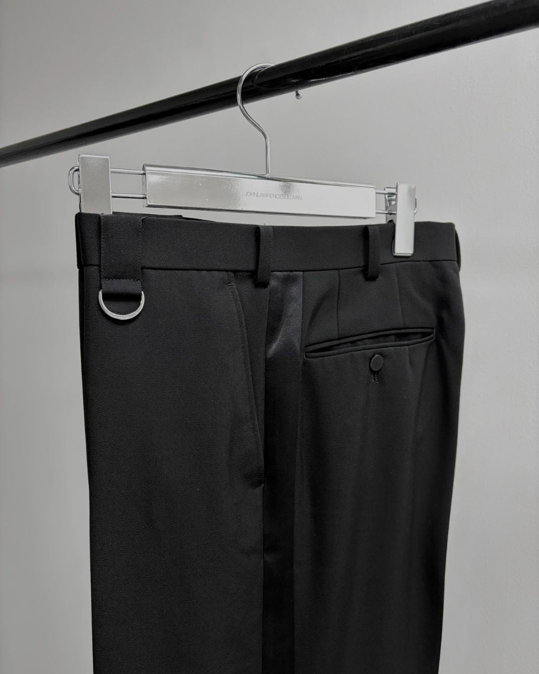 DOESKIN SIDE STRIPE WIDE TROUSERS