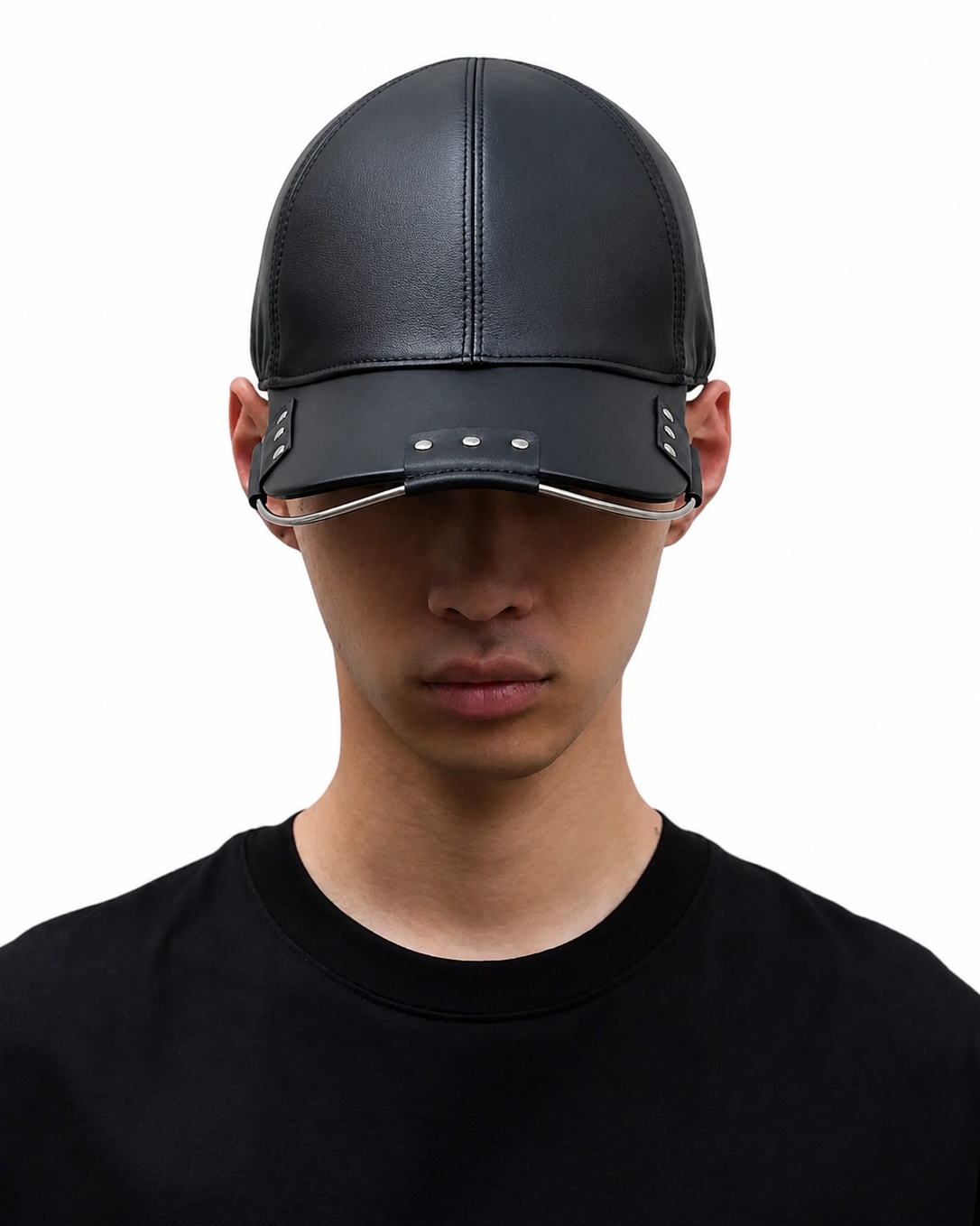 FRAMED LEATHER CAP